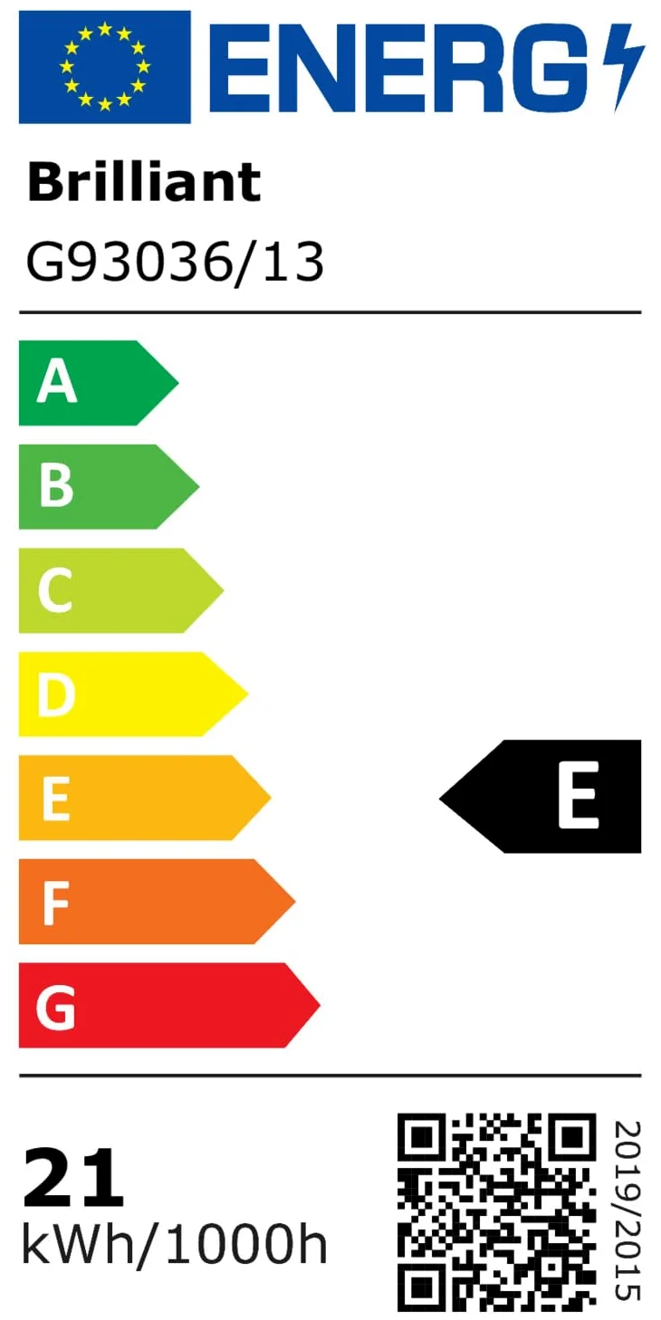BRILLIANT lampada Ollie LED braccio illuminante braccio di lettura ferro/bianco | 1x SMD LED 18W integrato, 1600lm, 3000K | Proiettori e braccio di lettura regolabili tramite dimmer rotante | L