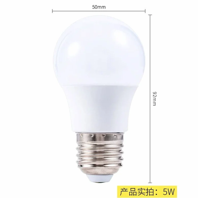 Luci 20 Pezzi/Lotto LED Lampadina dimmerabile a Tre stadi A50/A60 E27 Lampadina LED Lampada di Illuminazione a LED per Uso Domestico Lampadine per Uso Domestico in plastica + Alluminio