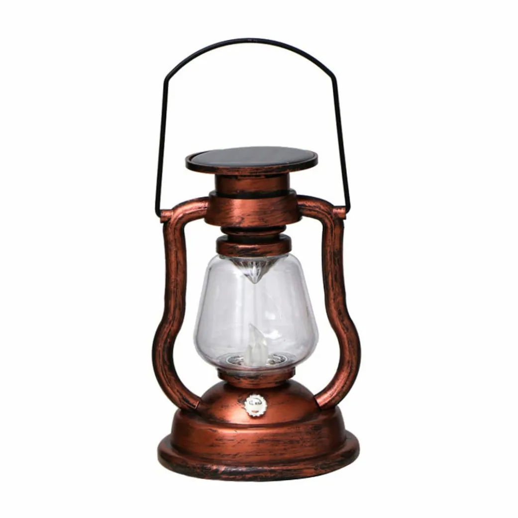 Lampada Tavolo retrò retrò di Lanterna Solare Vintage Lights Bronzo Vintage