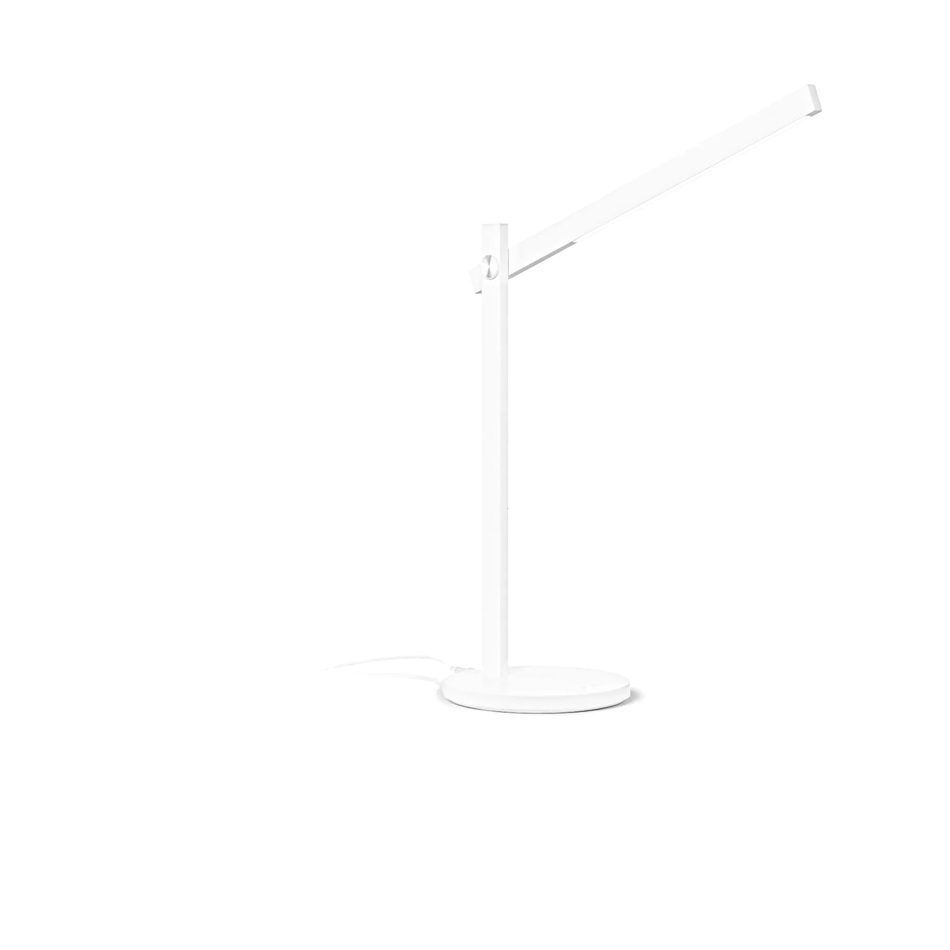 Ideal Lux PIVOT Lampada da tavolo LED integrata dimmerabile bianca, interruttore integrato, 3000K
