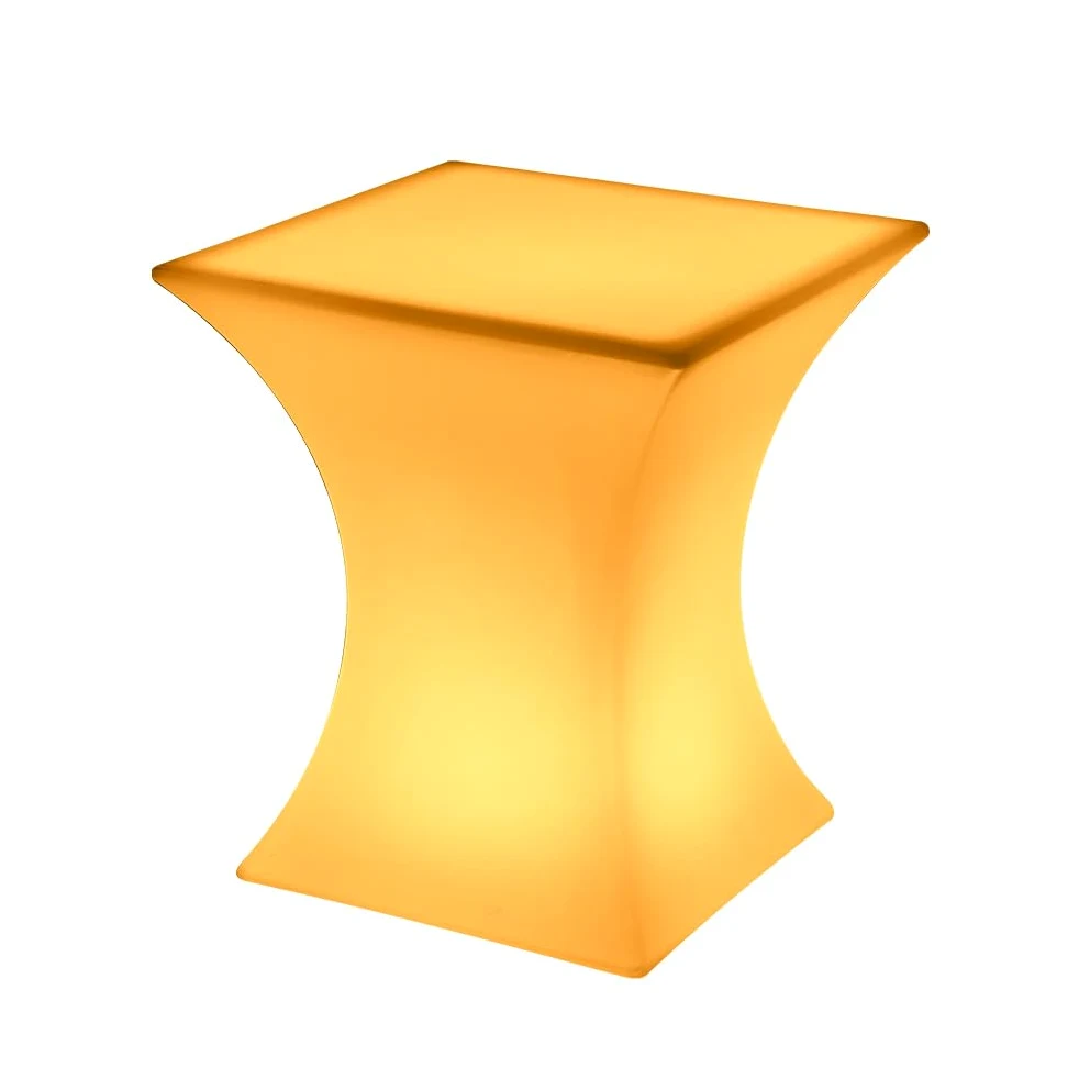 Lampada da giardino a LED luminosa poltrona tavolo economica con telecomando. Ricaricabile RGBW luminosità regolabile Nuovo Chic LED Mobili (YXF-6372 Poltrona angolare)