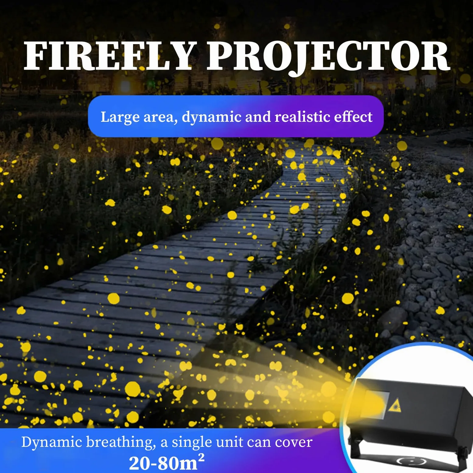 Proiettore Star Light Show con telecomando, funzione temporizzazione, impermeabile IP65, 15 W, arancione, per vacanze, feste, matrimoni, decorazioni da giardino