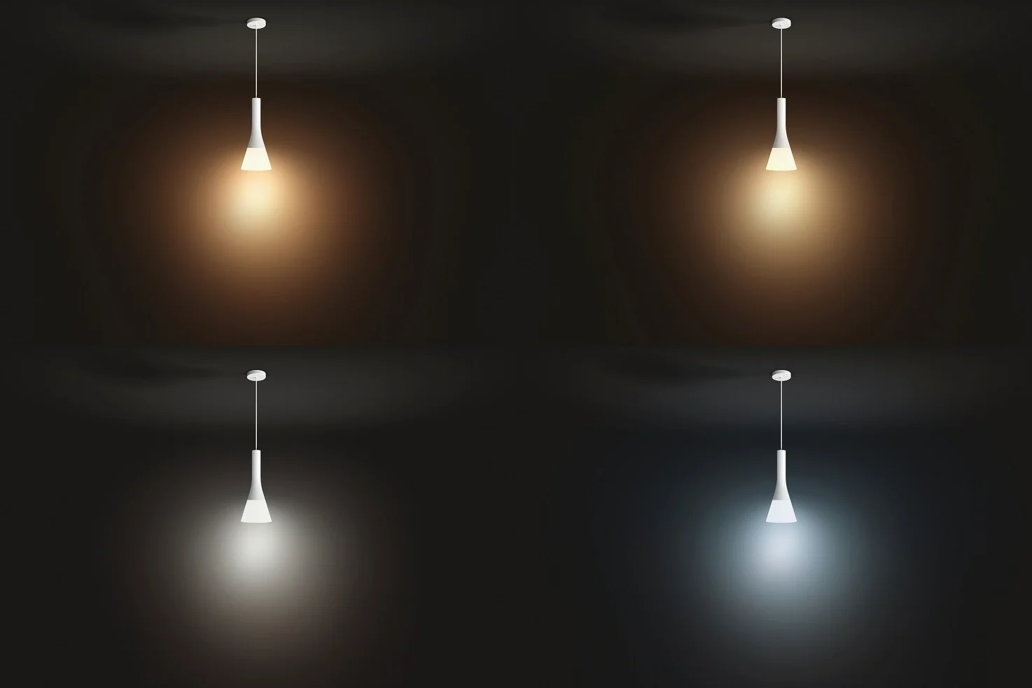 Philips Hue White Ambiance Lampadario LED Smart Explore, Attacco E27, 60 W, Telecomando Dimmer Switch e 1 Lampadina Hue White Ambiance Inclusi