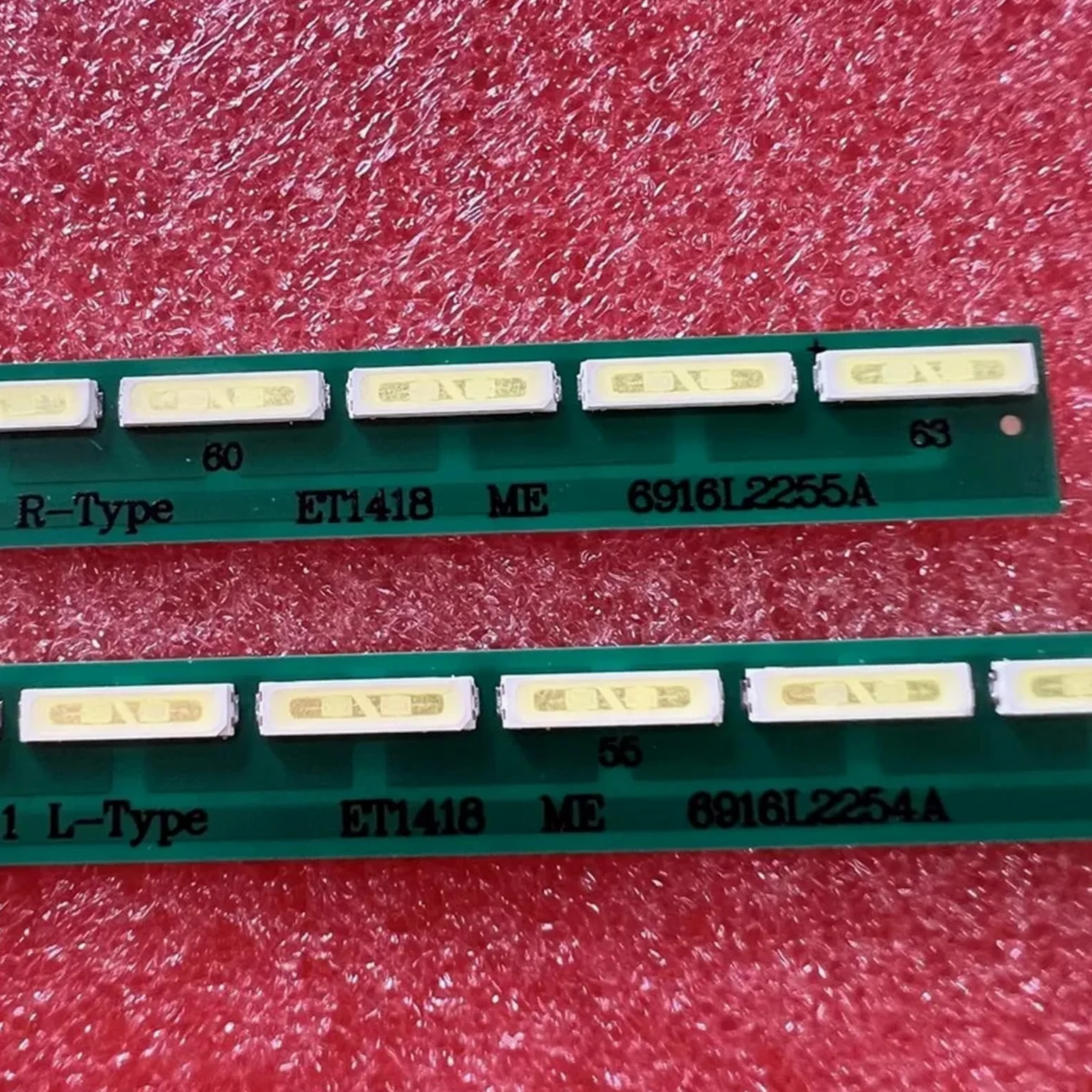 Striscia di retroilluminazione a LED Compatibile for TV 6922L-0149 55LF6309 55LX540S 55LX341C 55LF6300 55LX343C 55LF630T 55LF6310 55SE3KB BE 55SM5KB 55LX570H(5set for 5 TV)