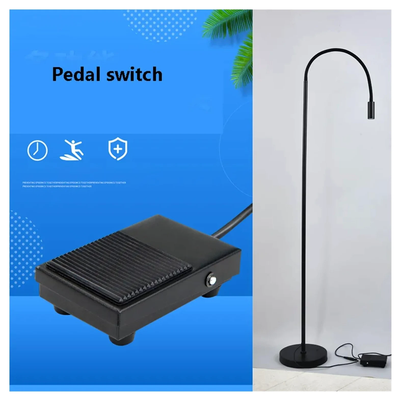 Lampada per polimerizzazione UV Lampada for colla for unghie for bellezza ciglia Lampada a polimerizzazione rapida Ciglia finte Innesto Lampada da terra a LED Lampada for polimerizzazione gel UV