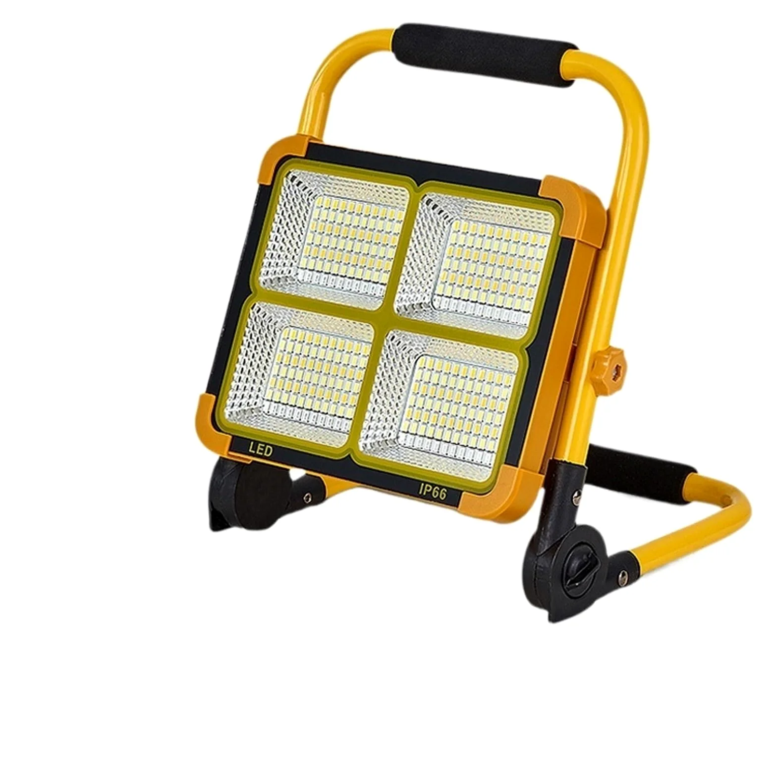 Faretti da esterno Lampada solare portatile da 1000 W Riflettore LED portatile Proiettore ricaricabile Proiettore Lampada portatile solare emergente per garage e stadio