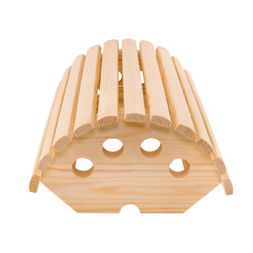 Kit di Illuminazione per Sauna Paralume Sawo 914-VP in Pino con Lampada Sauna E27 IP54 e Cavo Siliconico 5m SiHF