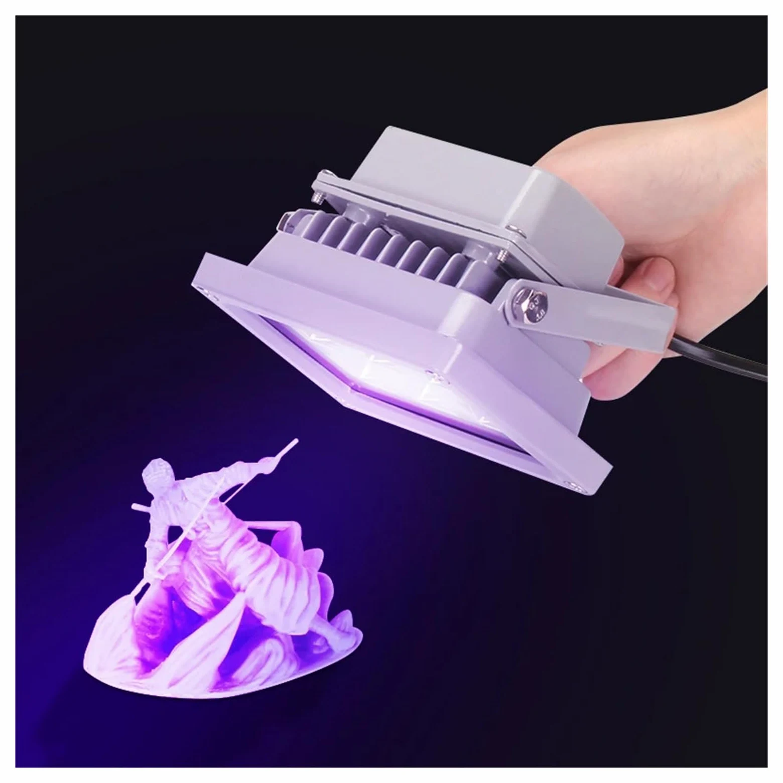 Luce LED UV, Lampada for polimerizzazione in resina UV LED 405nm 395nm 365nm Polimerizzazione rapida for stampante 3D SLA DLP Olio verde Solidificare la colla for cristalli Riparazione per unghie in g