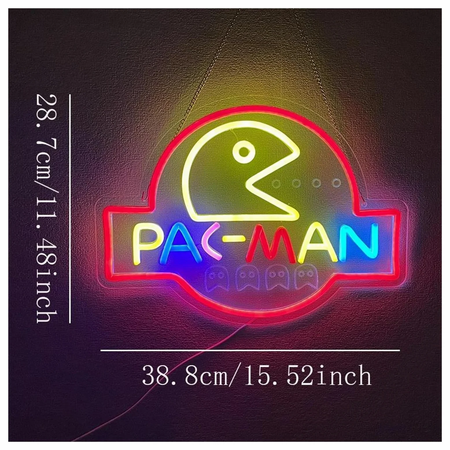 Insegna al Neon LED Insegna Al Neon Per Videogiochi, Luce Colorata Alimentata Tramite USB Per Zona Giochi, Sala Video, Decorazione Da Parete Per Camera Da Letto Per Ragazzi