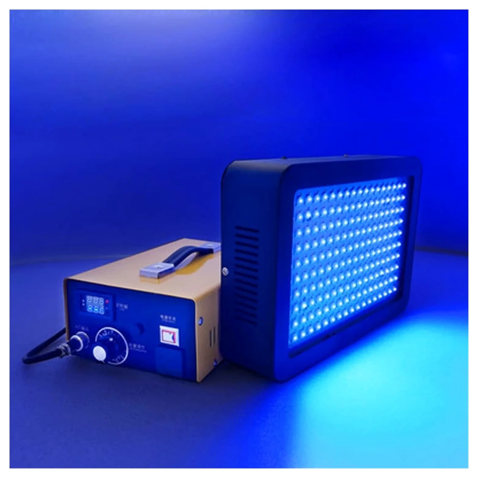 Lampada per polimerizzazione UV Regolazione energetica 1500W LED UV ultravioletto Colla senza ombre Colla fotosensibile ottica 395nm 365nm 405nm Lampada polimerizzante in resina(405nm)