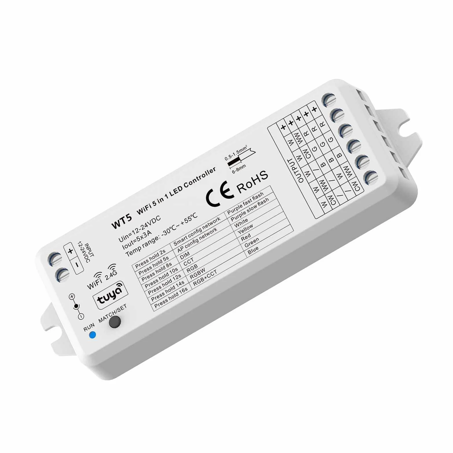 [Kit professionale 2 Faretti LED RGBW IP65 24V] Kit 2pz led 6x2w 12w cromoterapia box doccia sensoriale bagno turco sauna IP65 RGB 24V faretti incasso Dimmerabile giochi luce effetti (bianco)