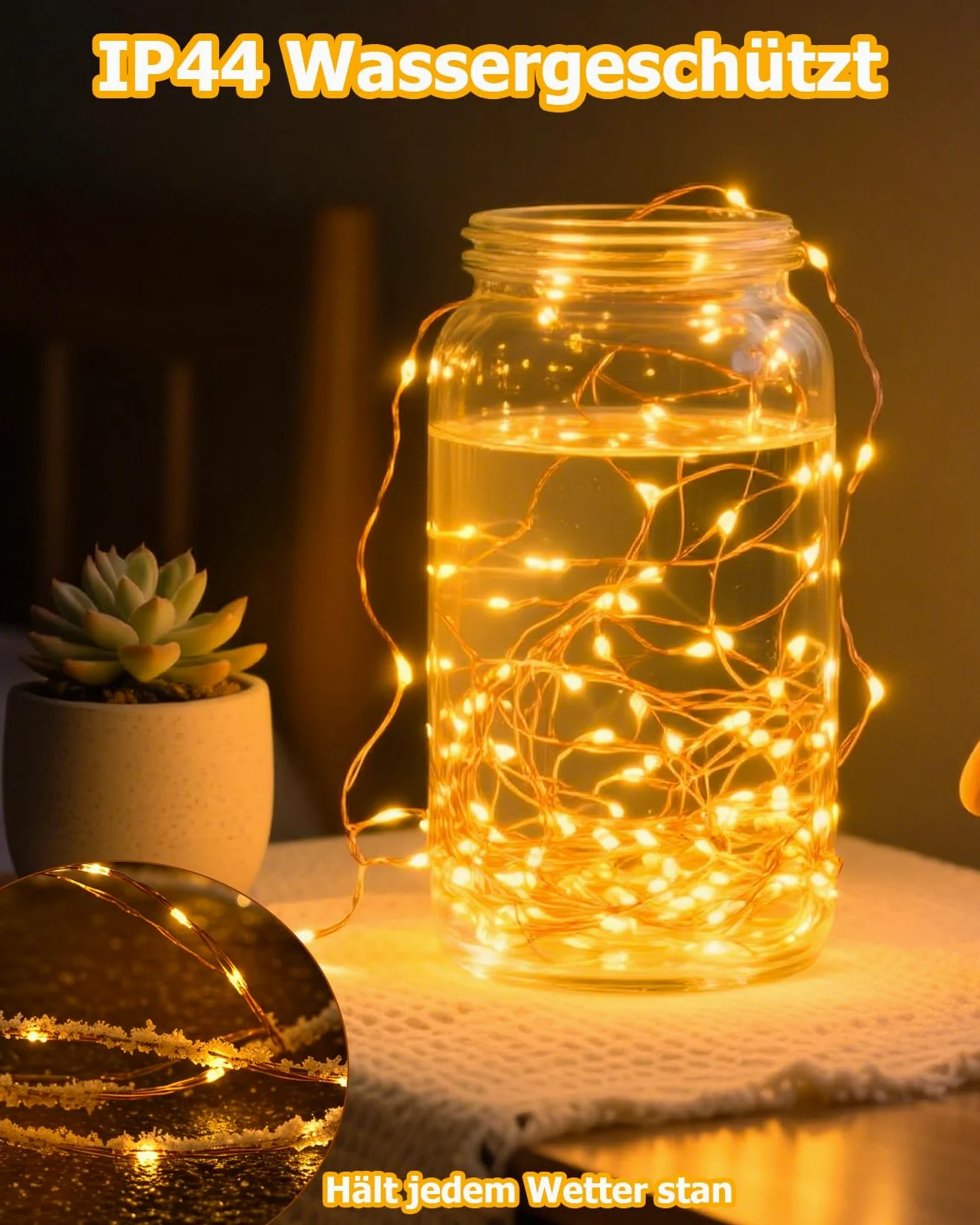 Bzavor Catena luminosa da 100 m, 1000 LED, per interni con spina e funzione memoria, per esterni, corrente in filo di rame con timer 8 modalità, IP65, impermeabile, per Natale, stanza, feste