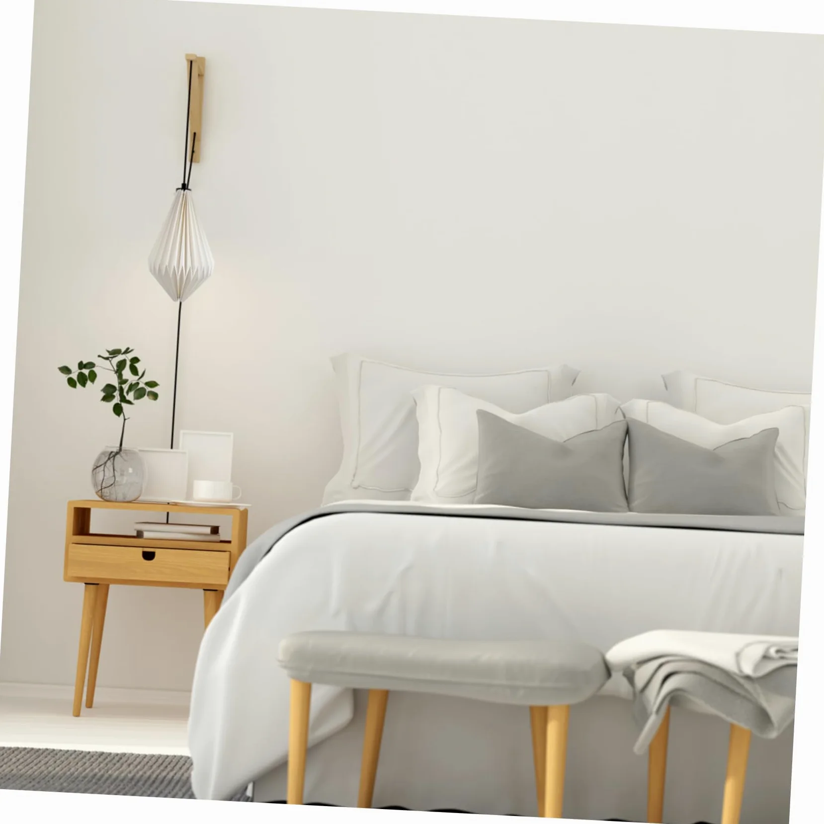 HOMSFOU 2pezzi Lampada Sospensione Origami Paralume Decorativo Per Chandelier e Illuminazione Domestica Materiale Sicuro e Inodore Stile Creativo Per Soggiorno e Ristoranti