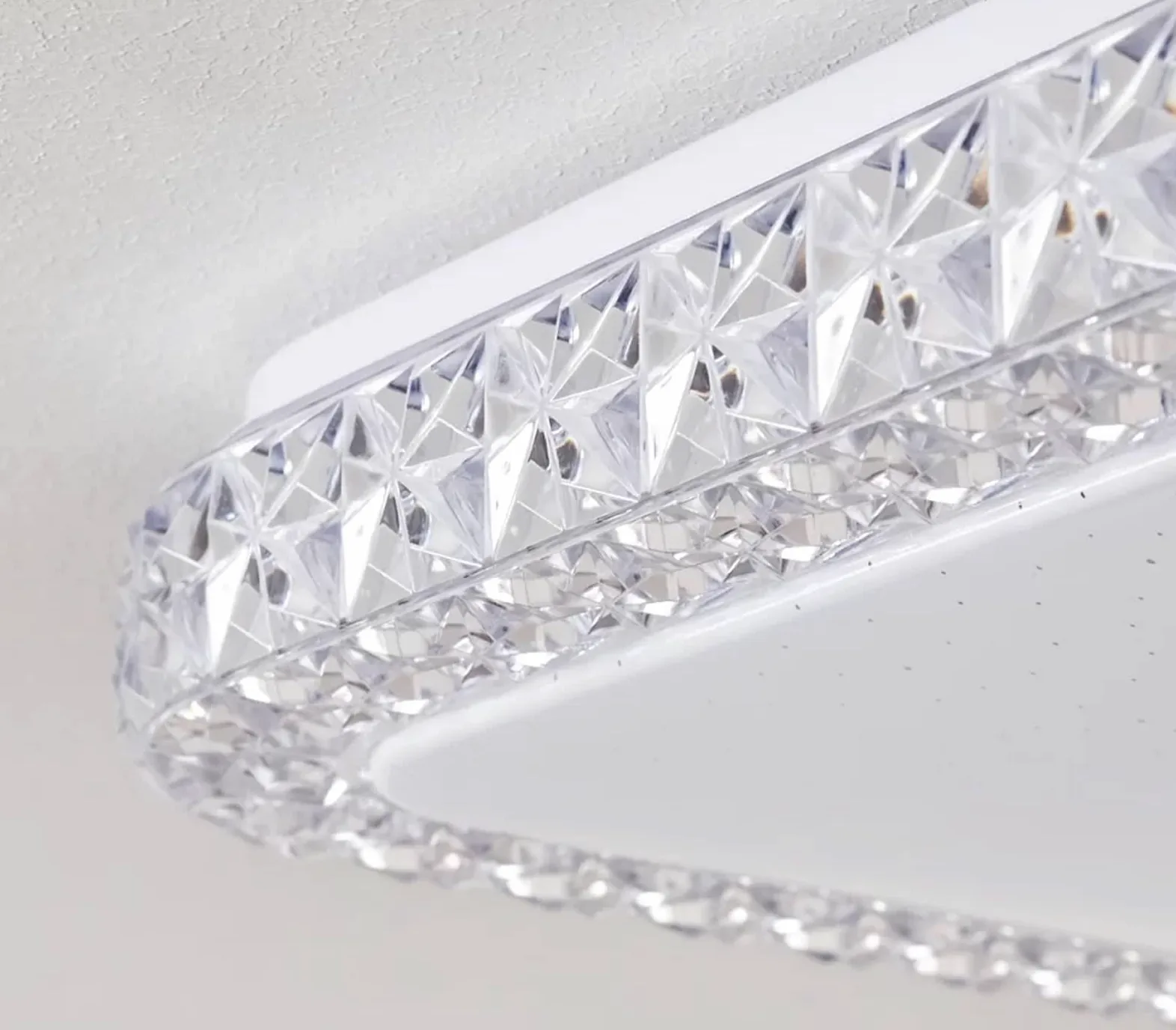 CLICLED Plafoniera LED Da Soffitto Quadrata 80W Luce Fredda Effetto Cielo Stellato 806