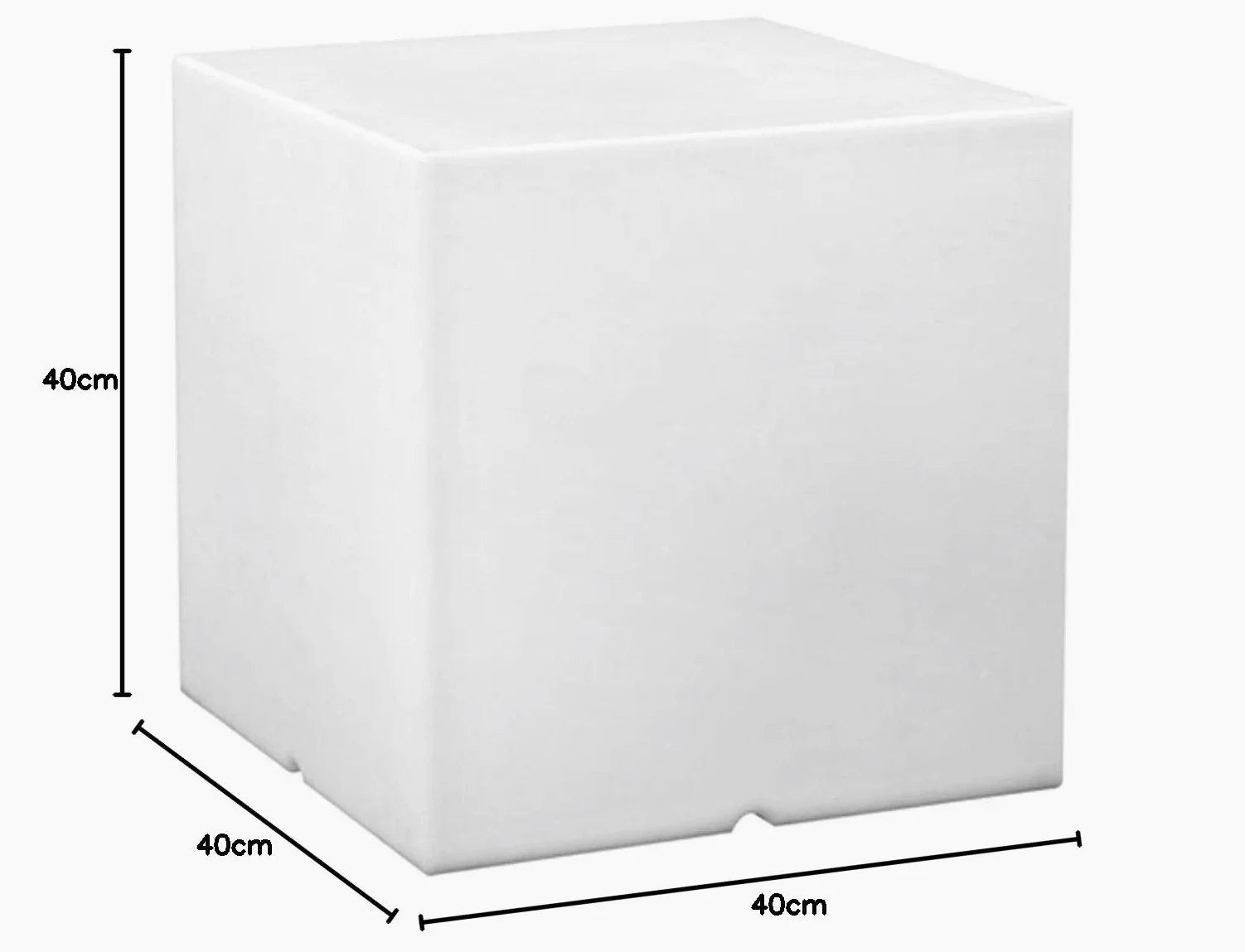 Cubo luminoso cablato 40CM CARRY