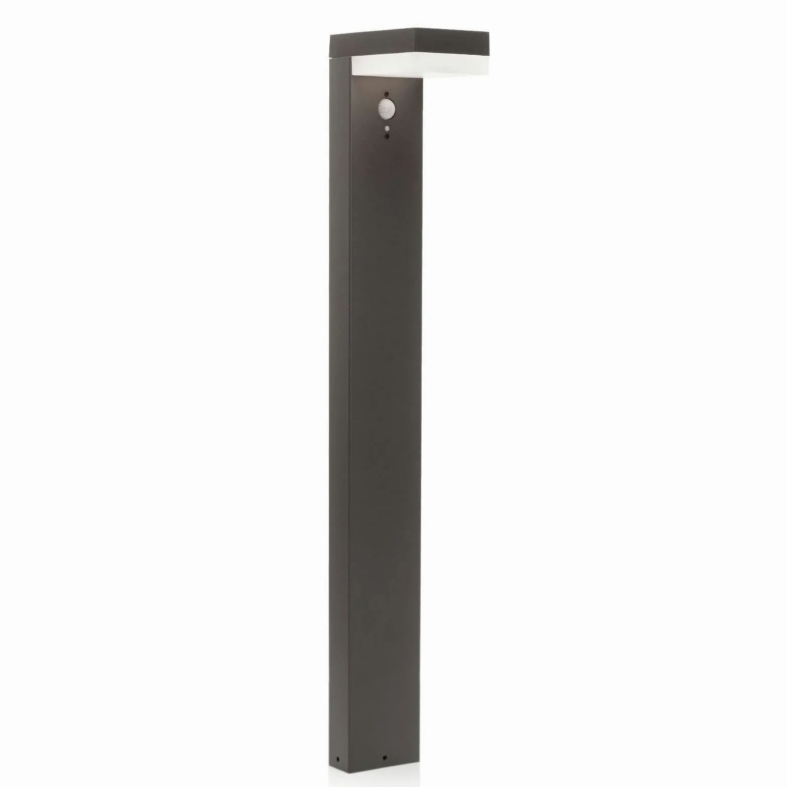 Lindby Lampade solari con sensore di movimento (Moderno) colore Grigio, in Acciaio Inox lampadina inclusa lampada solare giardino