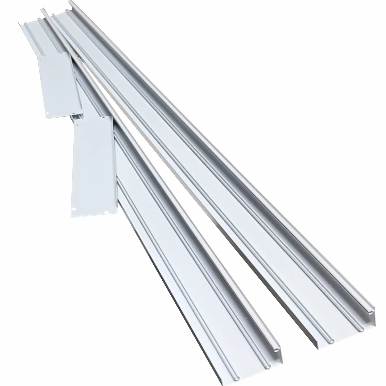 LED ATOMANT Confezione da 2 Cornice per Montaggio a Soffitto per Pannello LED 120x30cm, Alluminio Laccato Bianco, Pannello Non incluso