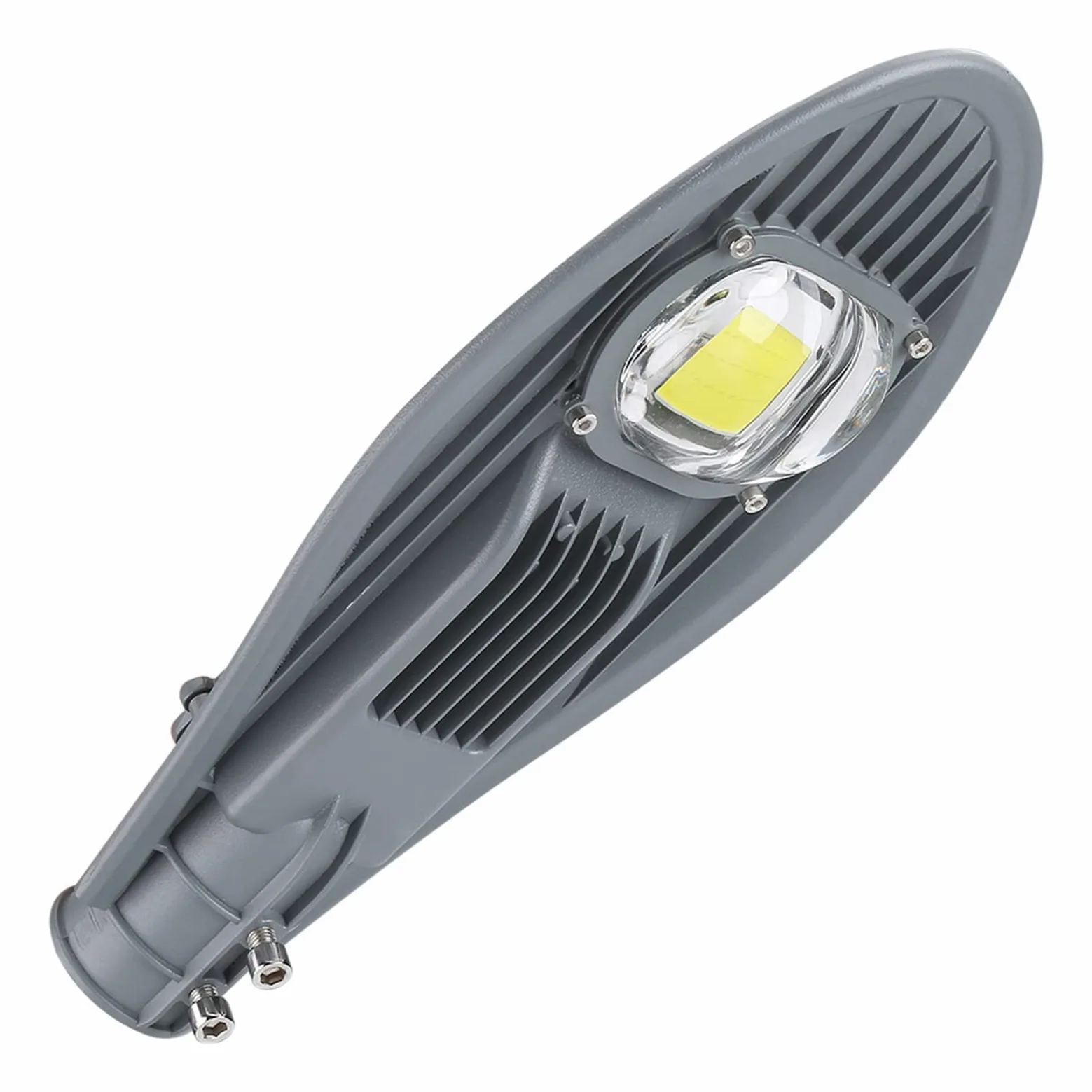 Lampione Stradale a LED Ad Alta luminosità, IP65 Impermeabile, Lunga Durata della Lampadina, Adatto per Illuminazione di Cortili, Strade, Parchi e Giardini con Eccellente (Bianco