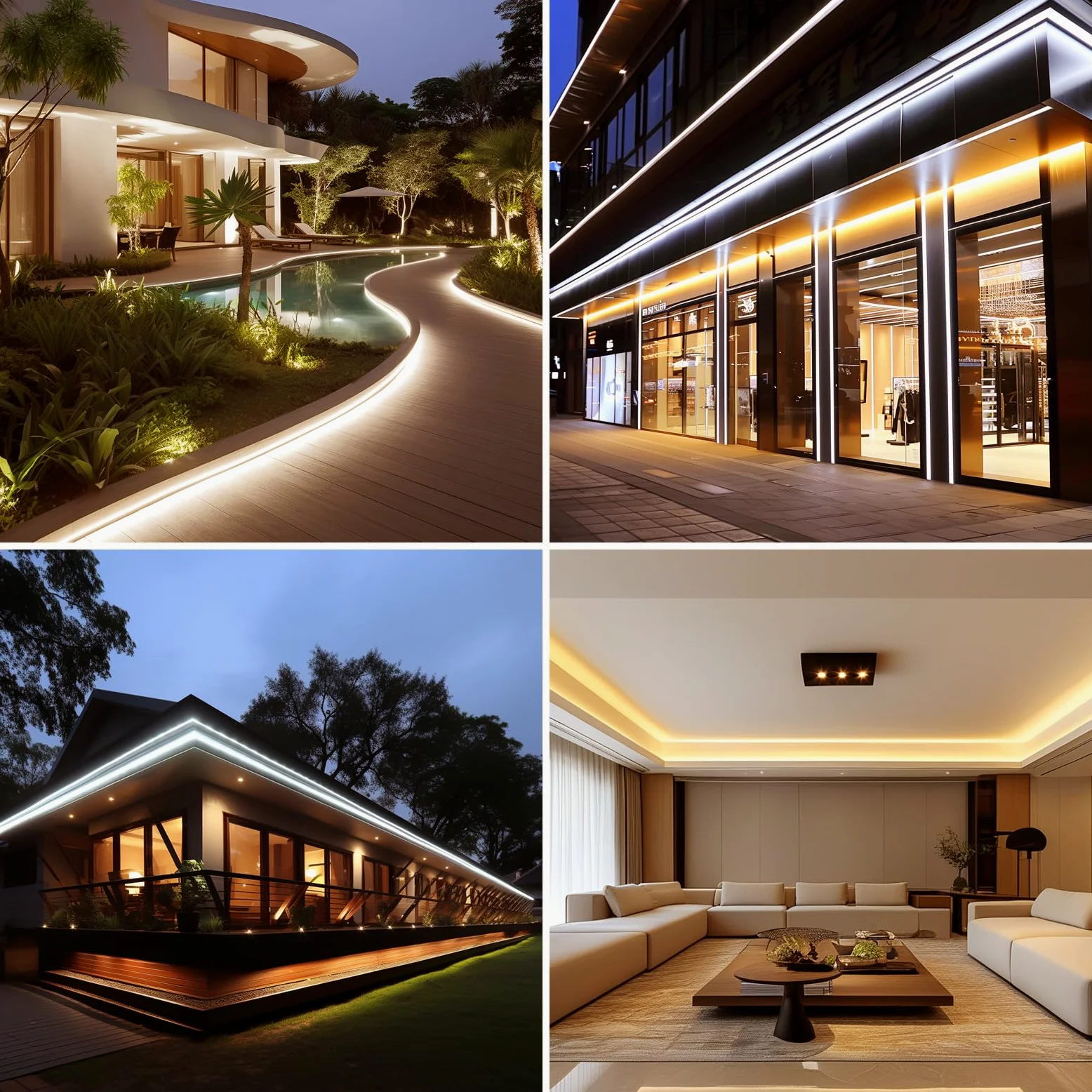 BENLUN Striscia LED COB 220V Esterno Impermeabile 30 metri, 3000K Bianco Caldo 300W 288LEDs/M CRI 90+ Luci LED, Strisce LED senza Trasformatore per Commerciale, Camera da letto