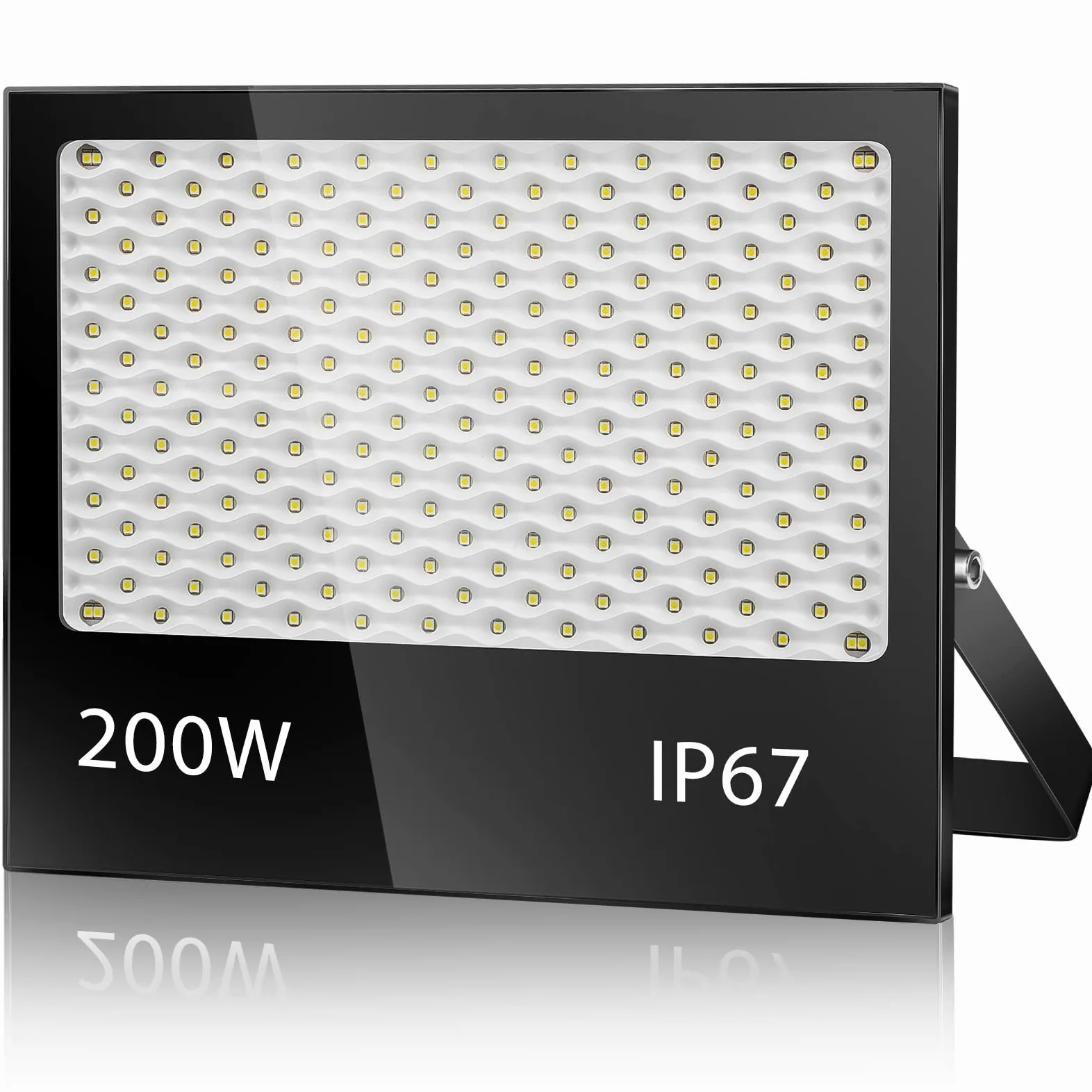 200W Faretto LED da Esterno, 20000LM 7000K Faretti LED,IP67 Impermeabile Super Luminoso Bianco Freddo Luce di Sicurezza per Casa, Cortile, Giardino, Palestra, Garage