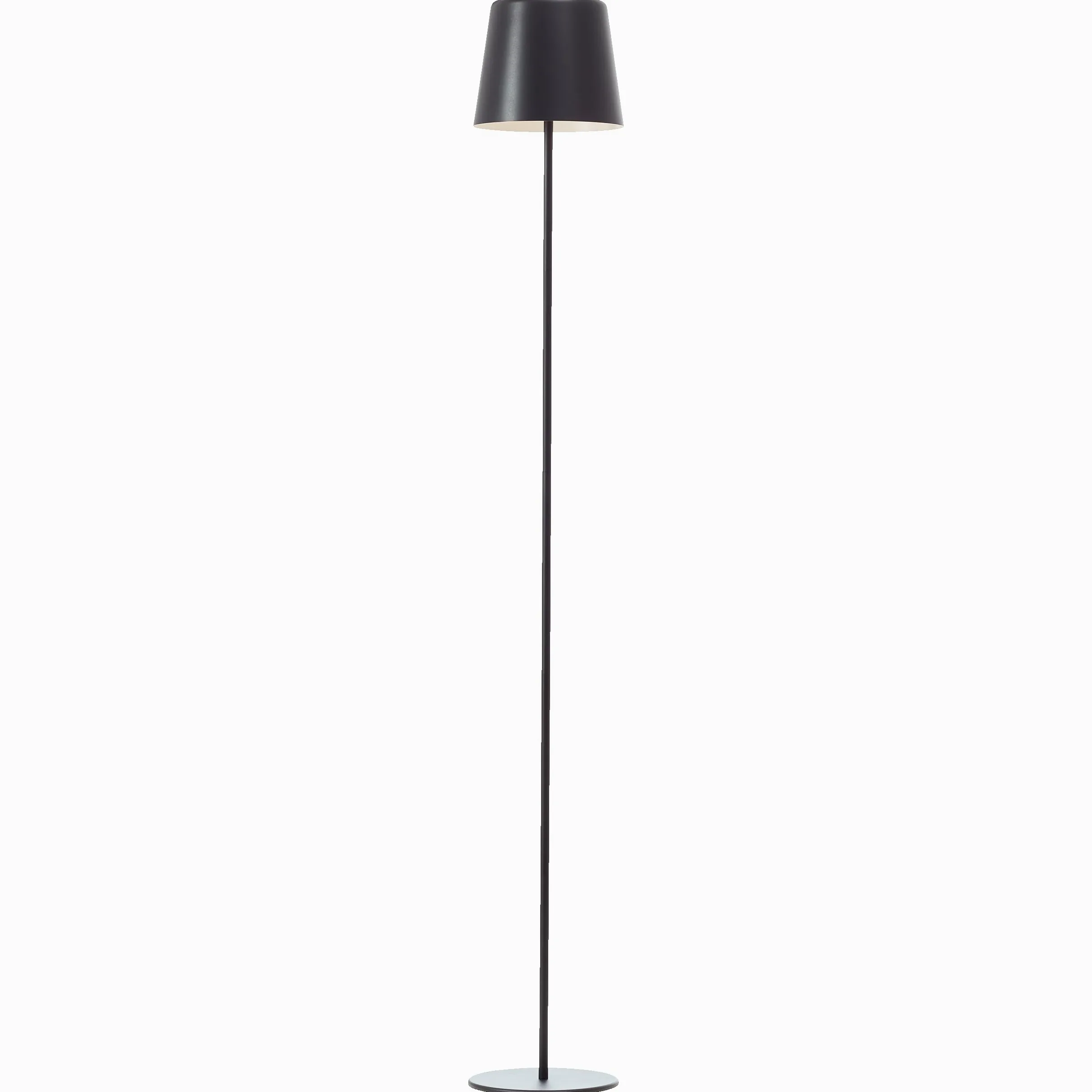 Lightbox Lampada da terra a LED interni ed esterni | 129 cm di altezza, Ø 18 cm | lampada da terra nera per esterni con touch dimmer a 3 livelli | mobile/wireless/portatile | ricaricabile