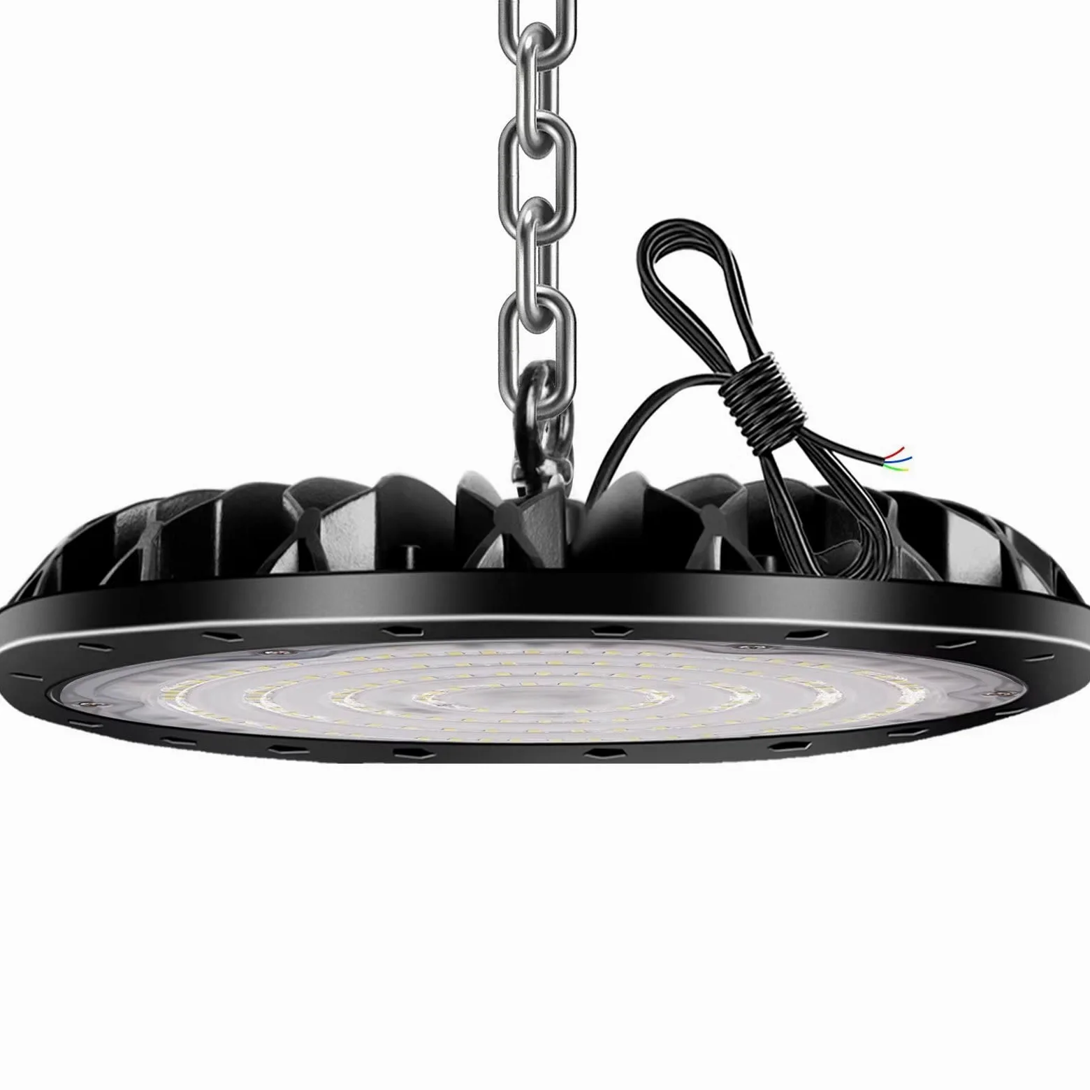 loyal 100W UFO Faretto LED 10000LM, 6000K Bianco Freddo Potente Alta Luce Della Baia, IP65 Impermeabile UFO Lampada da Officina, LED Industriale Interni per Fabbrica Magazzino