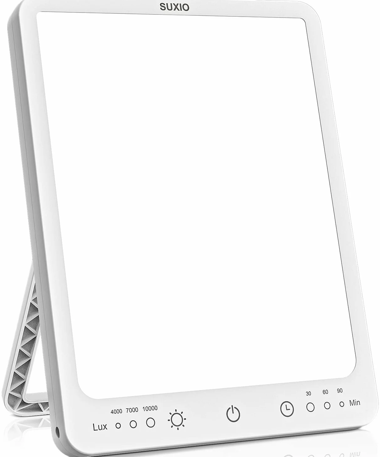 SUXIO Lampada per terapia della luce – 10000 Lux Therapy Light, 3 Timing & Mode Happy Lamp, Touch Control Daylight Lamp con funzione di memoria, scatola portatile per terapia della luce per uso