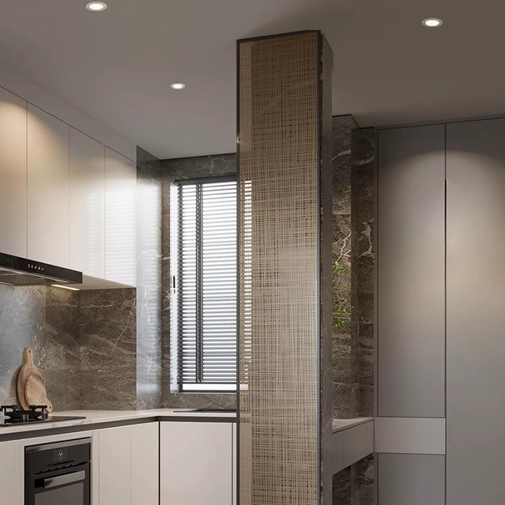 Plafoniera da Incasso A LED da 3 Pezzi, 3000K/4000K/6000K Selezionabile, Lampada da Doccia Impermeabile IP65, Faretto da Incasso A Soffitto per Bagno, per WC Corridoio Foyer Vasca da Bagno