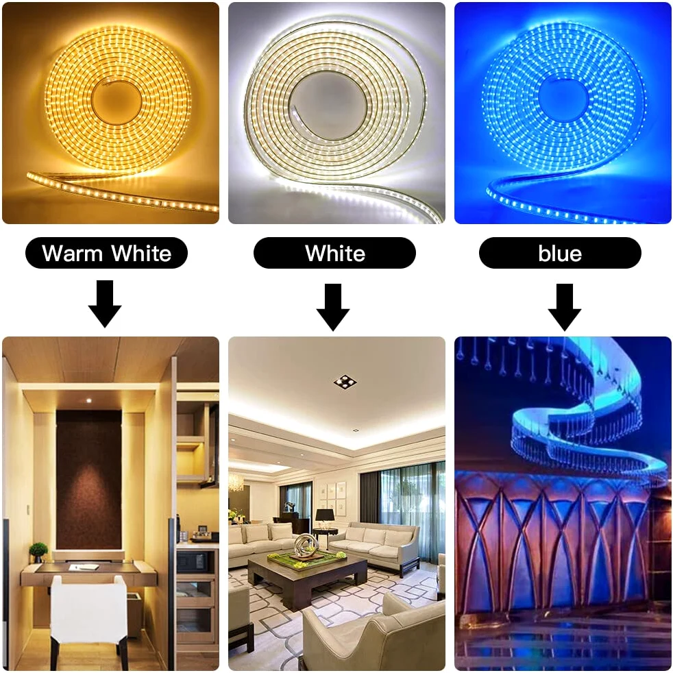 XUNATA Strisce LED 3014 Dimmerabile con Telecomando e Controller WiFi, Nastri LED Impermeabile IP65, Tuya App Funziona con Alexa/Google Assistant/Smart Thing (30m, Bianco Caldo)