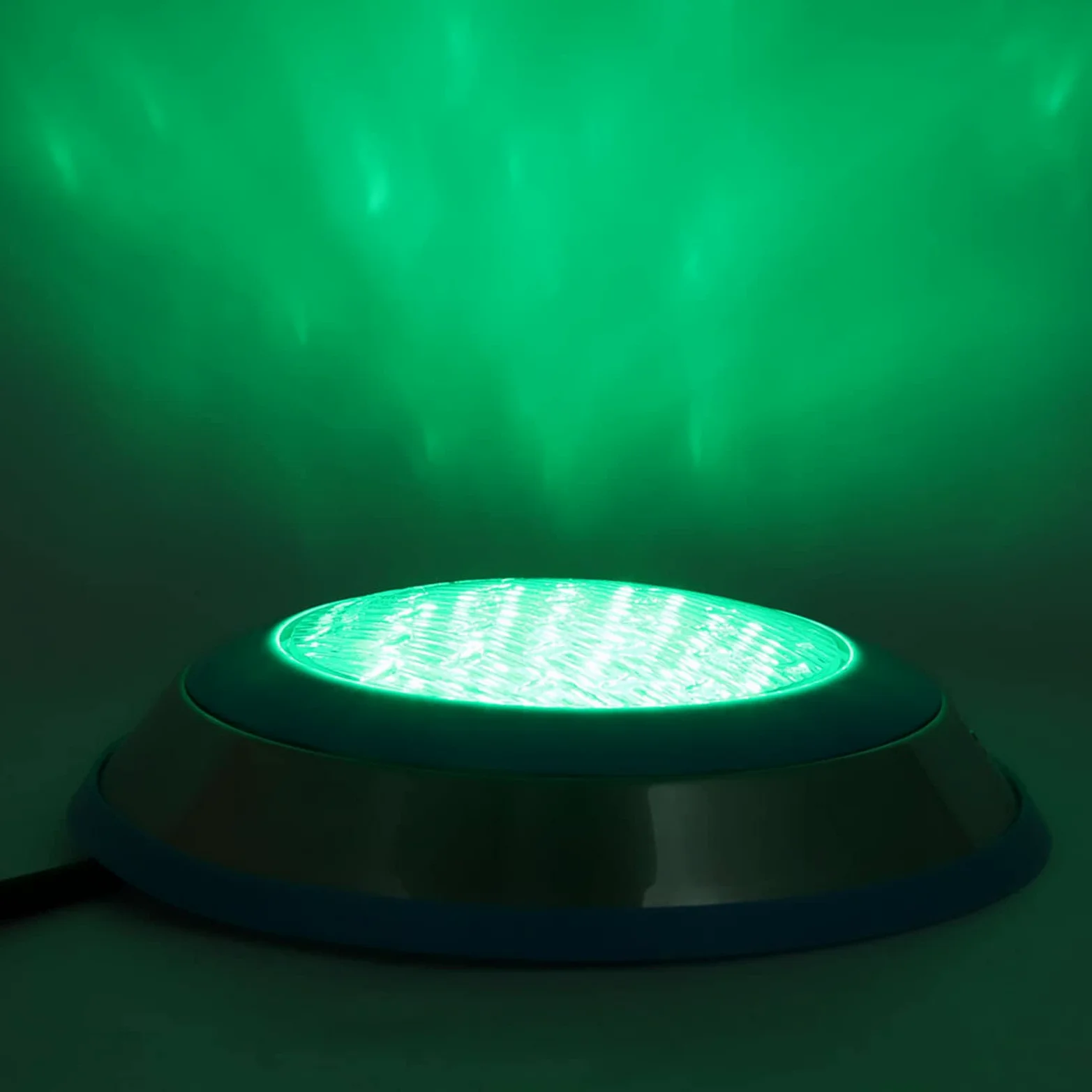 Garosa Lampada Subacquea in Acciaio Inossidabile IP68 Impermeabile, Lampada Subacquea a Parete a LED da 15W per Fontane da Piscina, Controllo RGB con Telecomando, Voltaggio Sicuro AC12V