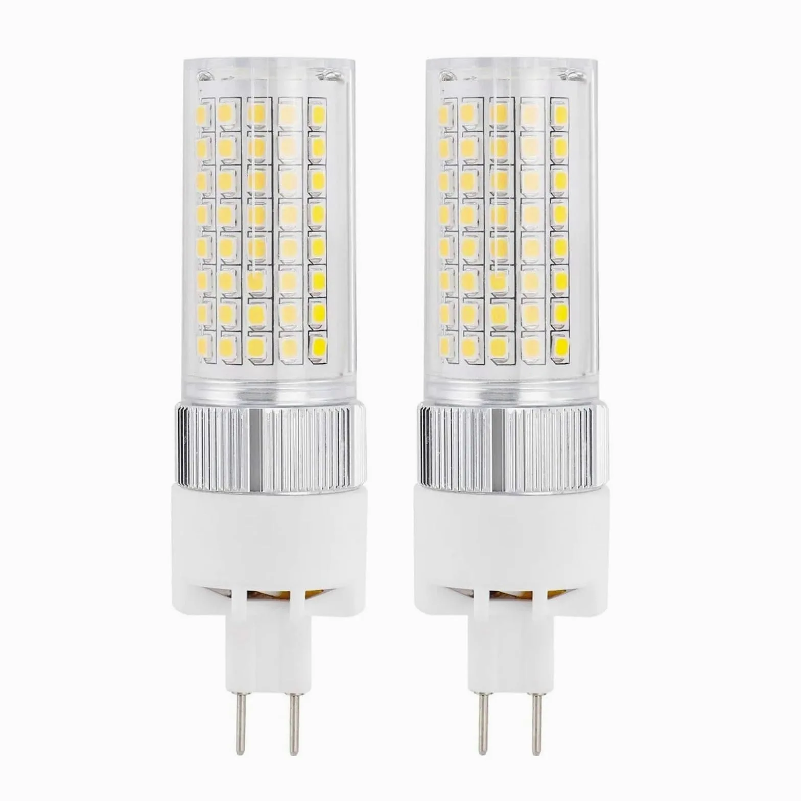 2pcs 16W G8.5 LED Lampadina A Mais Bi Pin A 150W Alonuri Metallici Lampada Da Strada For Gara Illuminazione Ad Alta Resa Cromatica(Natural Light)