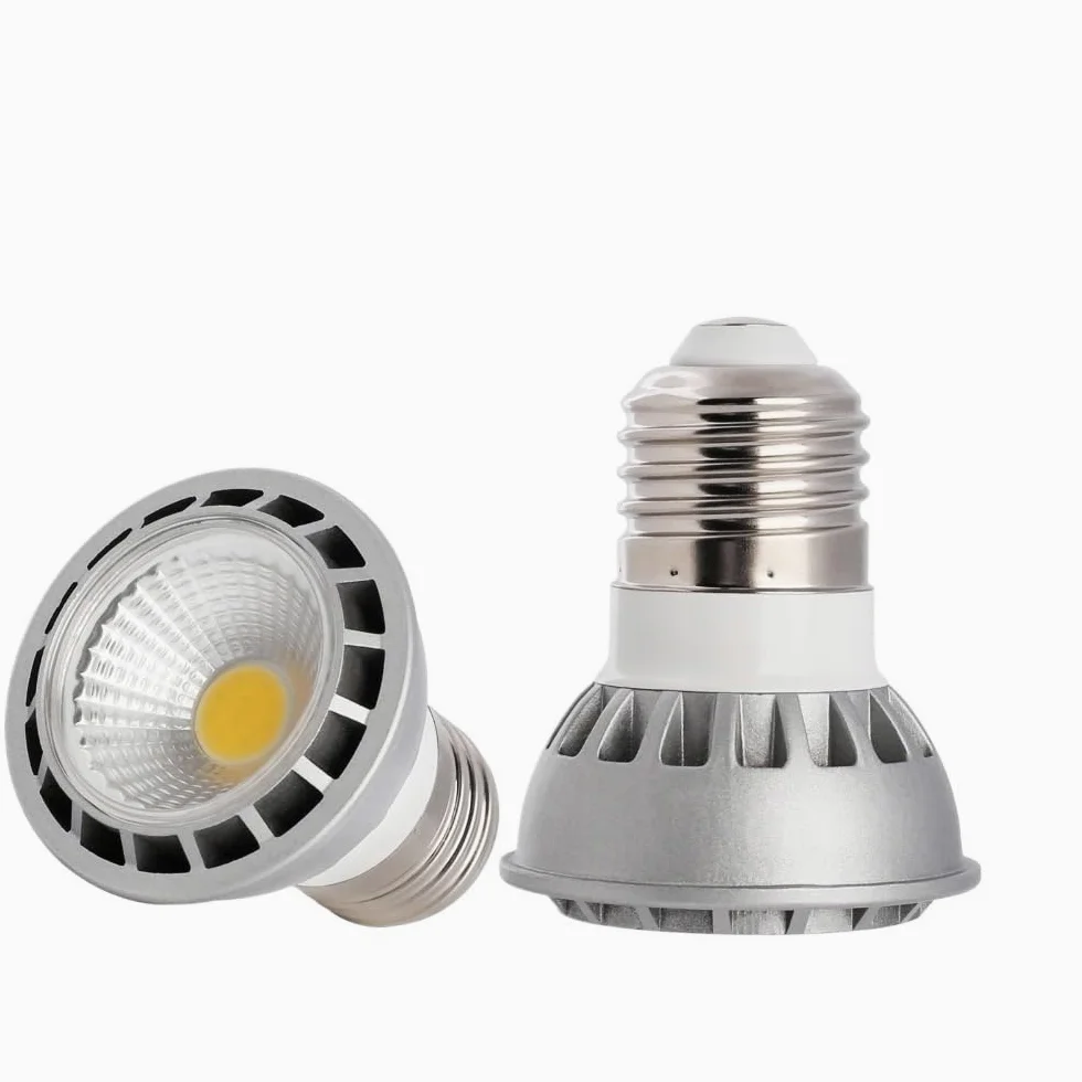 Luci, Confezione da 5, faretti LED COB AC85-265V 5W E27/E26/GU10/MR16, lampadine COB, lampadine per Uso Domestico