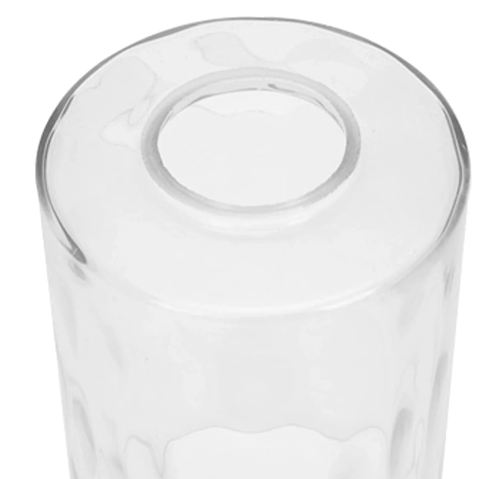 POPETPOP 3 Pezzi Paralume in Vetro Trasparente Martellato Cilindrico E27 | Diffusione Uniforme della Luce, Leggero e Resistente alle Alte Temperature, Ricambio per Soggiorno e Ambienti Commerciali