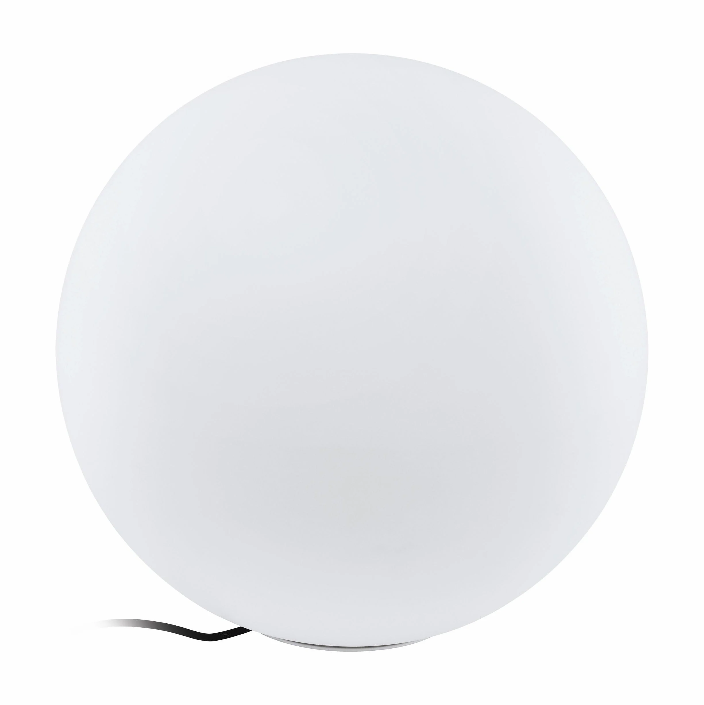 Eglo Monterolo - Sfera da giardino, 1 luce, lampada da terra, in plastica, colore: bianco, attacco E27, diametro: 50 cm, IP65