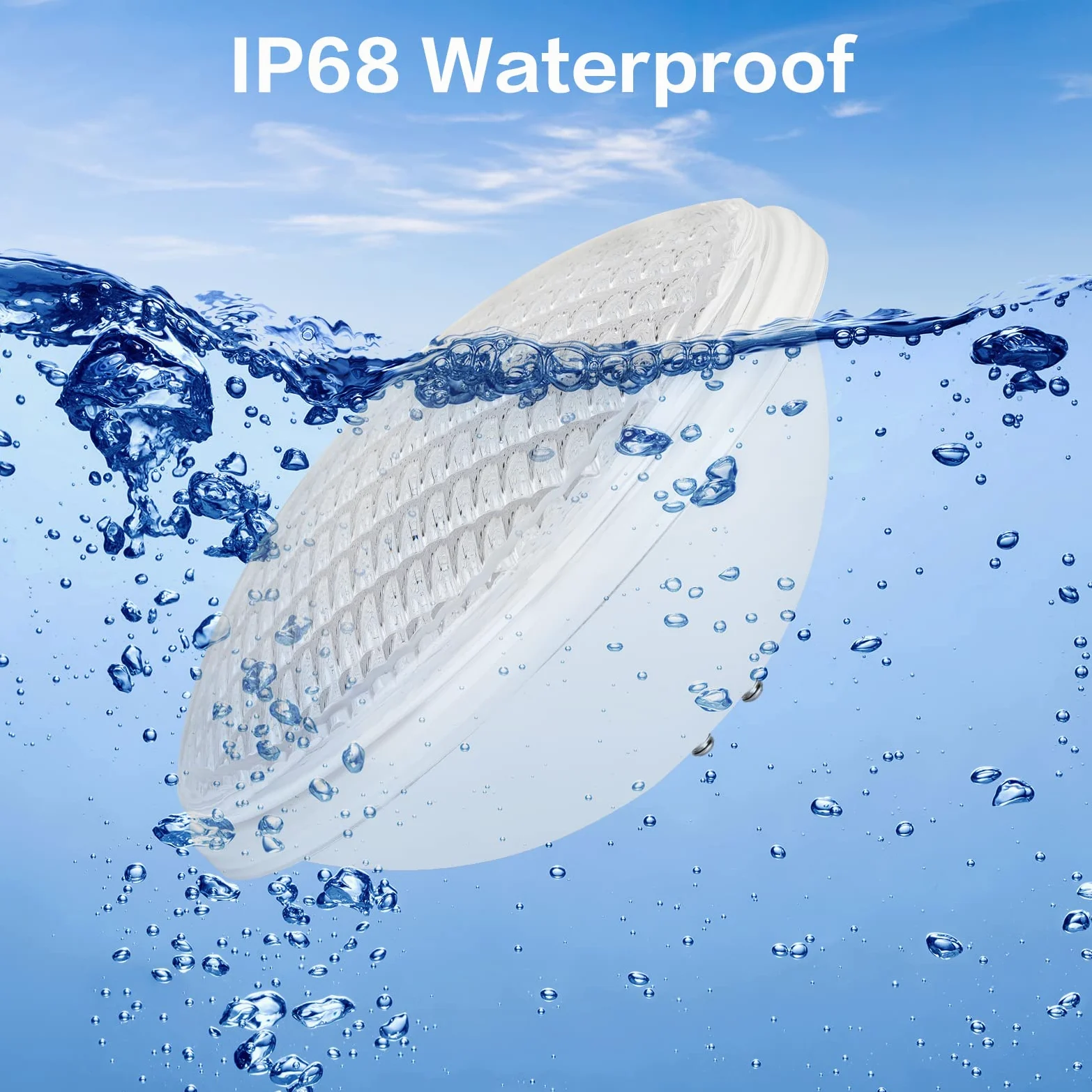 COOLWEST 54W LED Illuminazione della piscina, luce subacquea RGB Multi Color LED Pond Illuminazione, PC Impermeabile 12V AC/DC con telecomando per piscina o spa del bagno dell'acquario