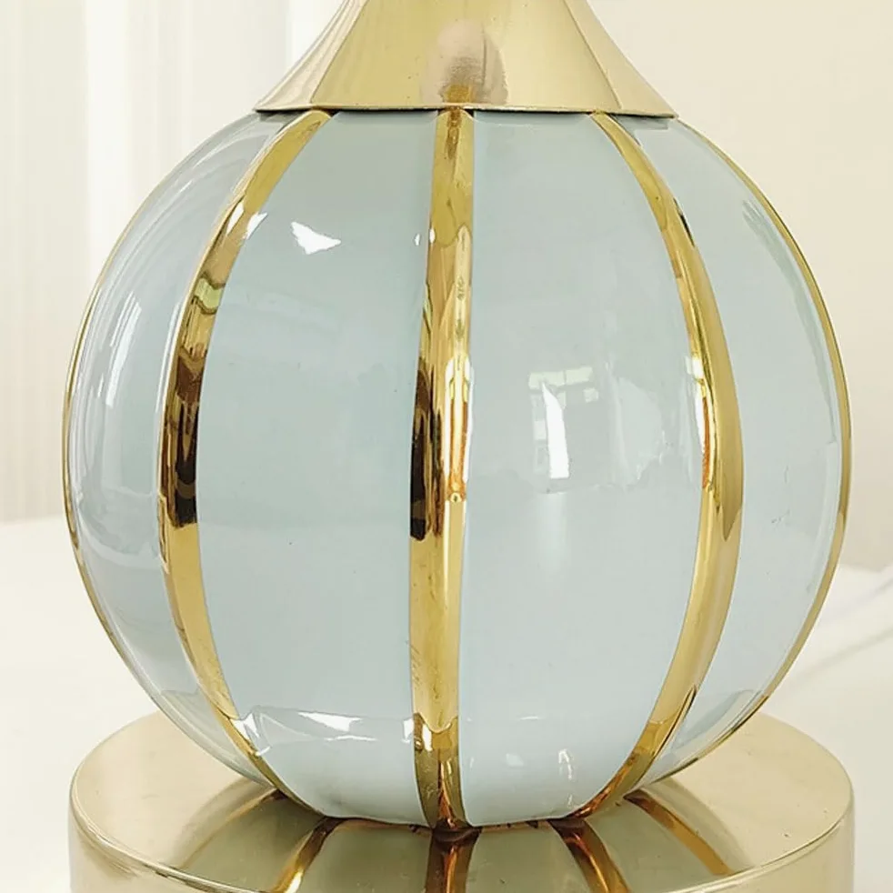 Strumenti di illuminazione Lampada da scrivania, comodino, camera letto, ceramica, atmosfera nuziale Camera da letto