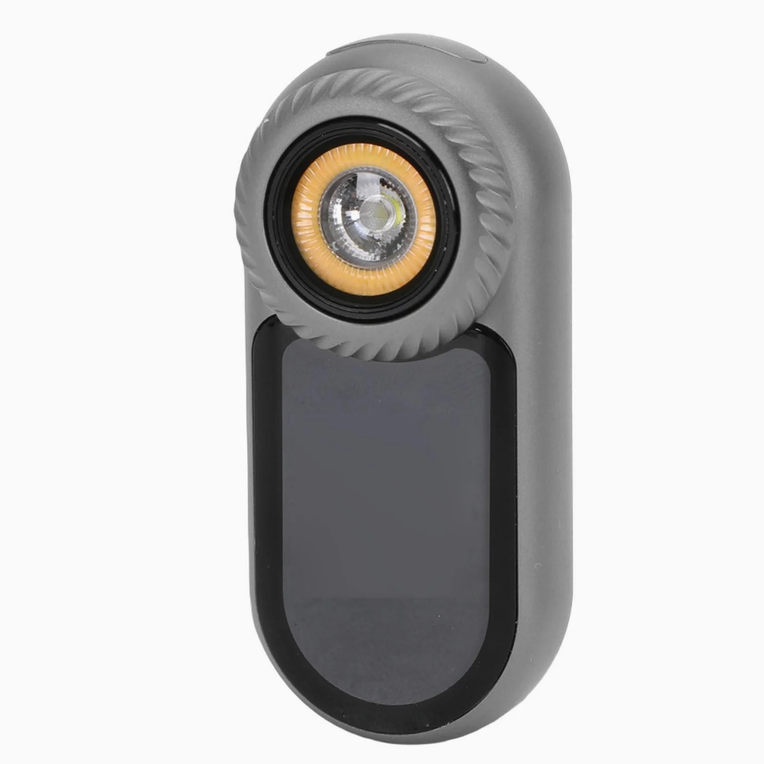 Piccola Torcia a LED Potente luminosità Regolabile per Esterni e Viaggi Alluminio Grigio Ricaricabile 1 unità