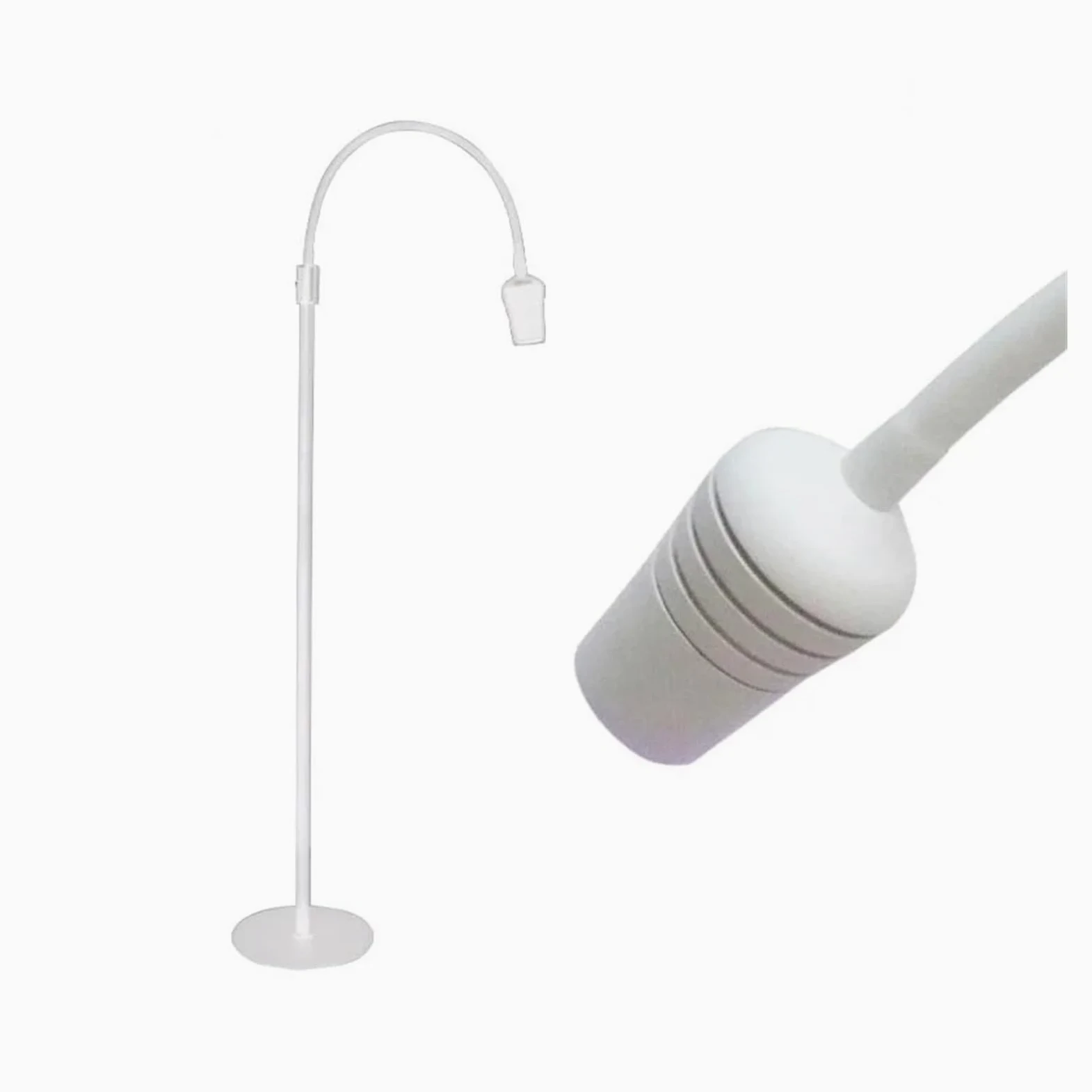 Lampada per polimerizzazione UV LED viola luce UV bellezza ciglia colla for unghie lampada a polimerizzazione rapida innesto ciglia interruttore a pedale lampada da terra a LED(Square switch,10W-01)
