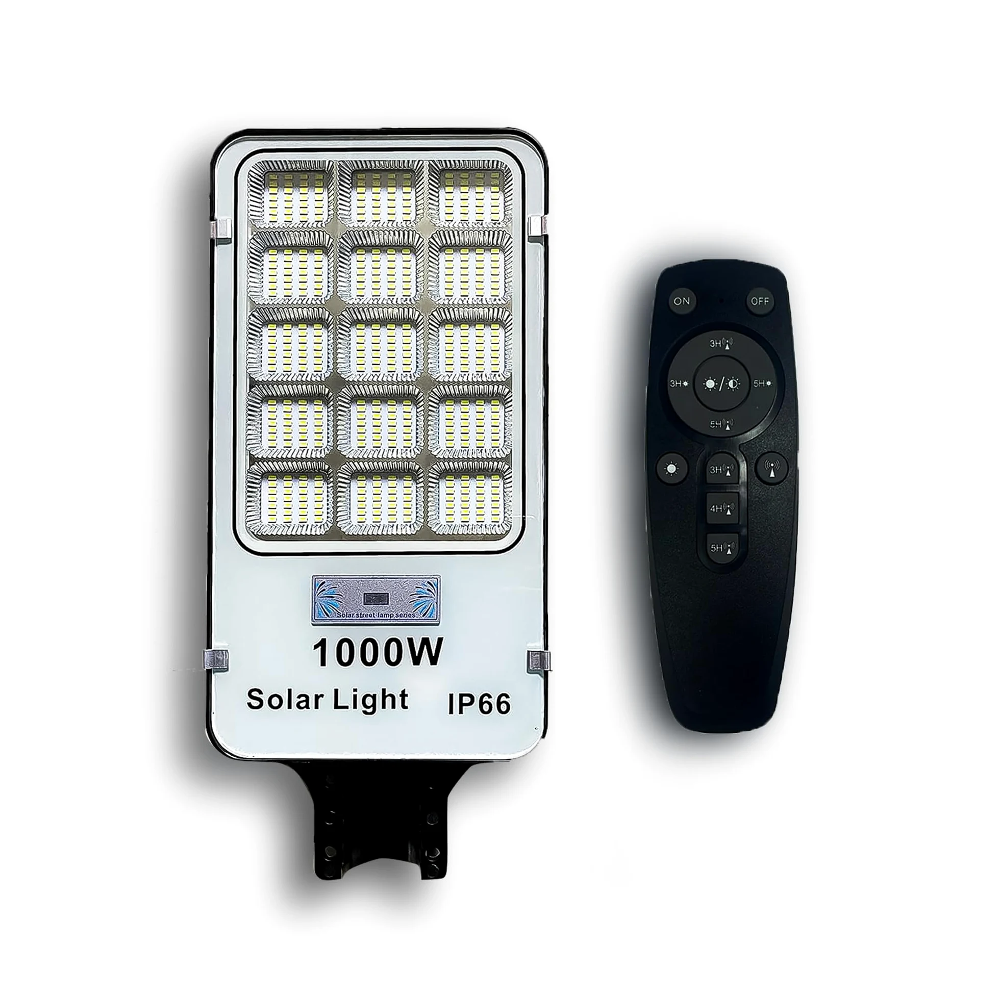 Lampione Solare LED Esterno 1000W con Sensore Crepuscolare e di Movimento, 420 LED 6500K, Telecomando Incluso, Impermeabile IP66, Luce Ultra Luminosa per Giardino, Cortile, Parcheggio