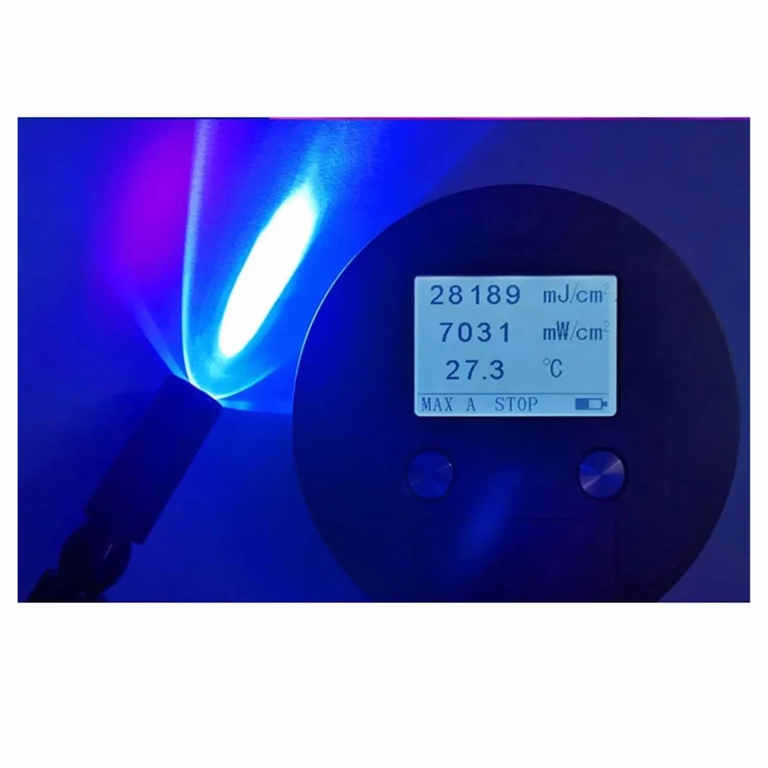 Lampada per polimerizzazione UV Lampada polimerizzante UV a lunghezza d'onda 395nm 405nm 365nm Clip for colla a LED Olio verde Luce viola for manicure for smalto gel(385nm,1-01)