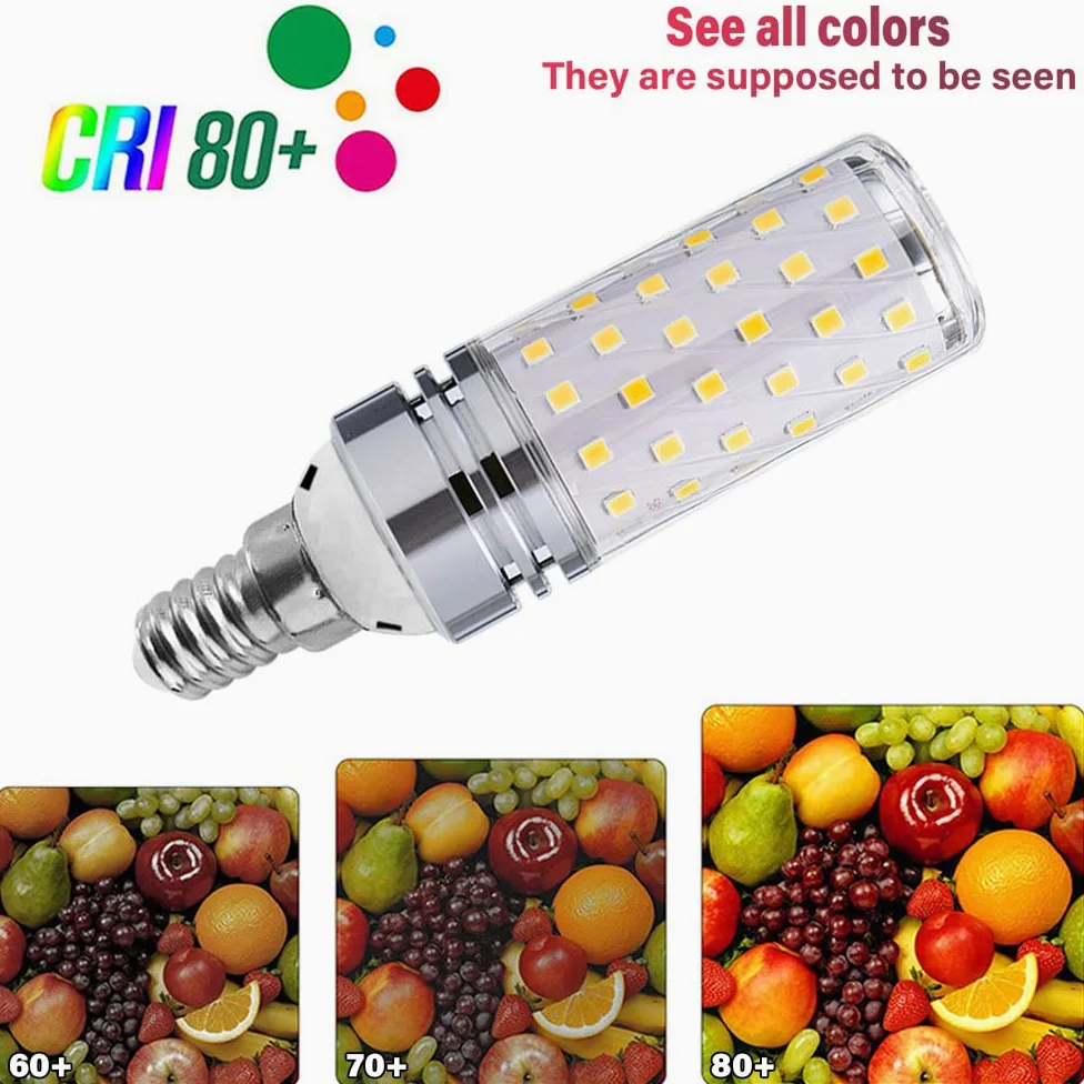 RYTM (Confezione da 10) Lampadine a LED, Lampadina a mais con base E14, Lampadine a LED Edison 16W 1100LM 160 Watt equivalenti, 3000K 4000K 6000K Non dimmerabile CA 85 V ~ 265 V