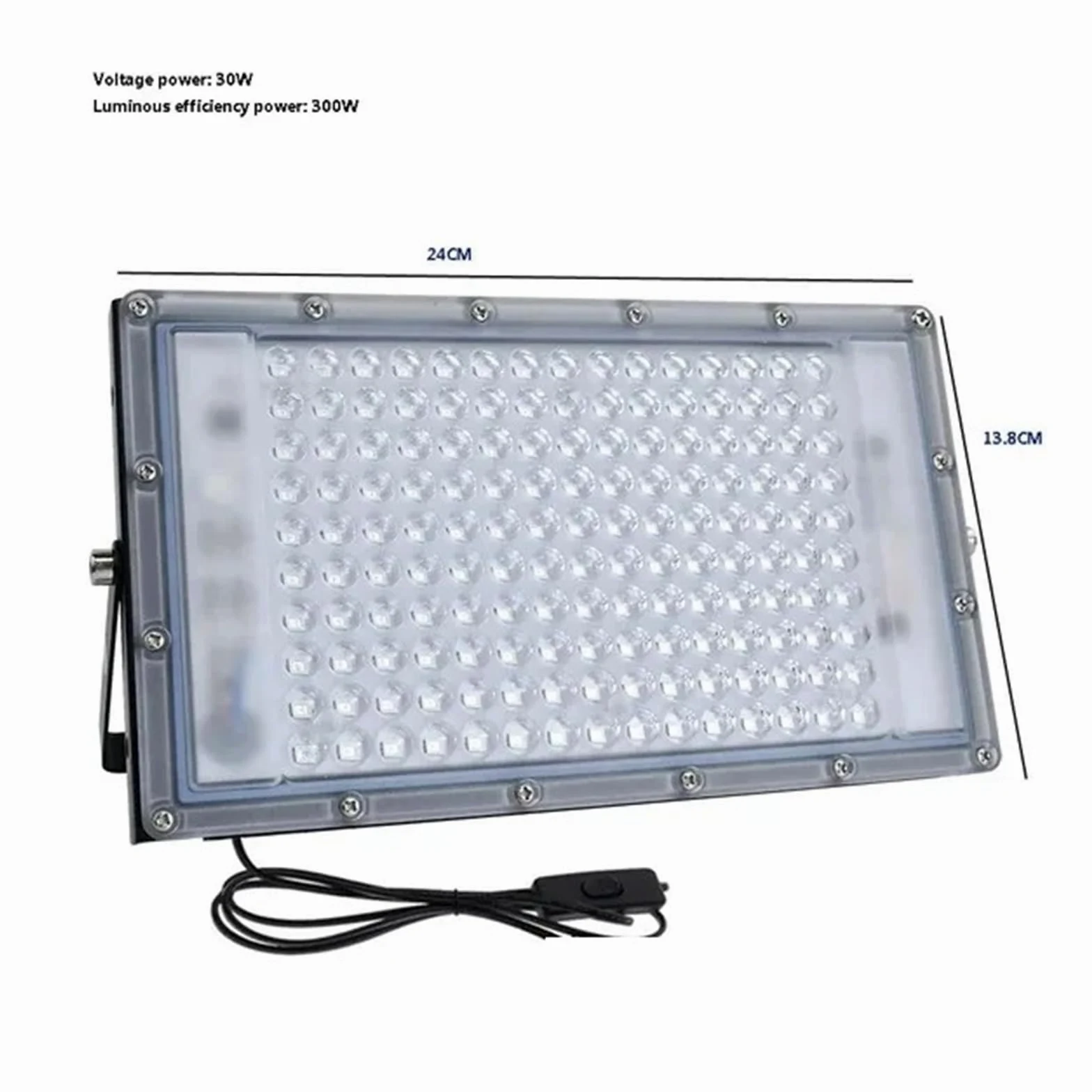 Lampada uv resina, Lampada di polimerizzazione UV ultravioletta con resina a olio verde, colla senza ombre, rilevamento fluorescente da 365 nm, 405 nm, 395 nm, 100 W, 200 W, 300 W(405nm,300W)