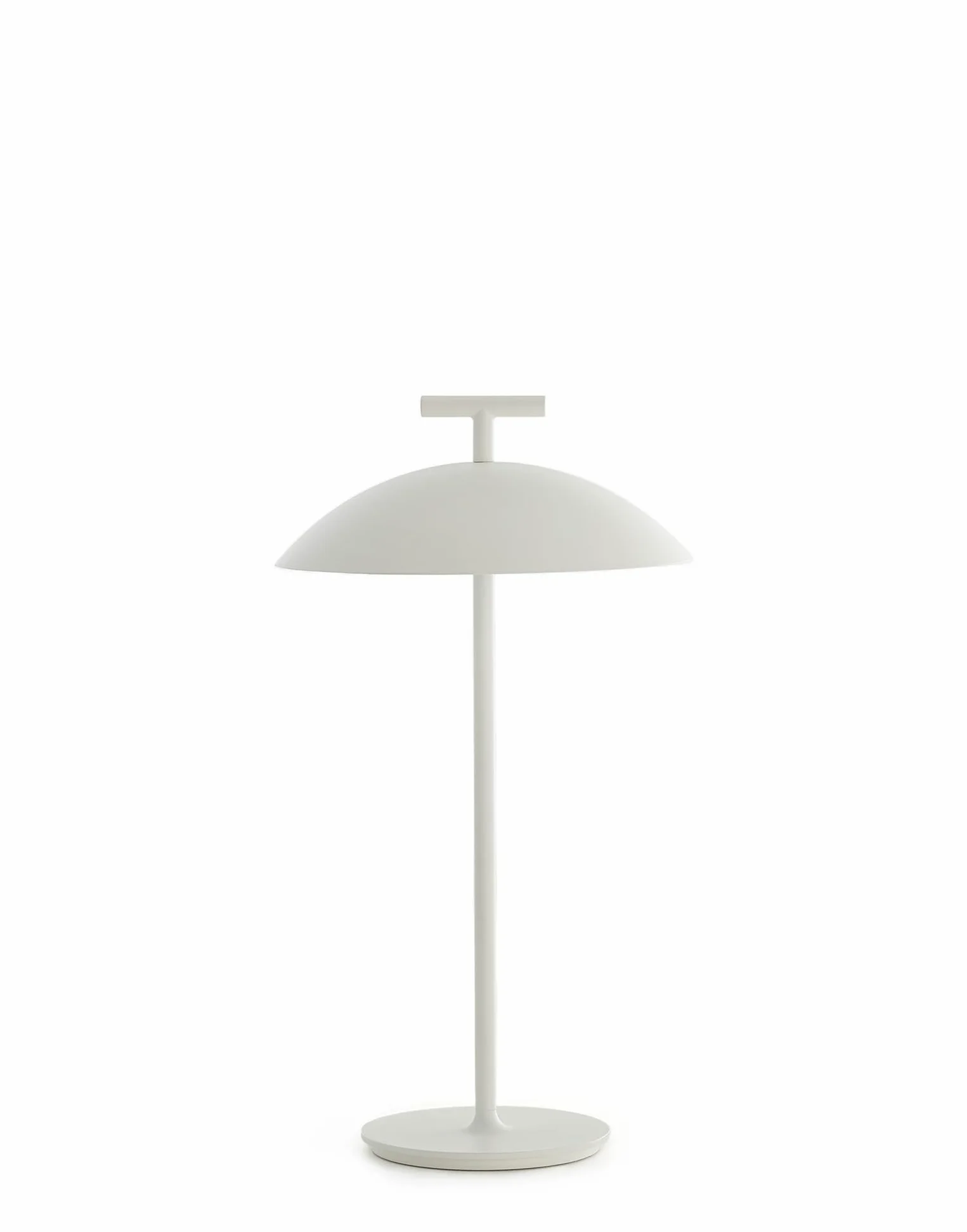 Kartell Lampada da Esterno dimmerabile Ricaricabile, Bianco, H 36.5 cm