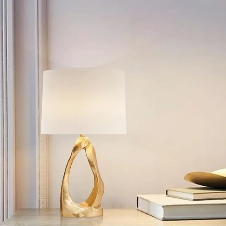 Lampada da comodino Lampada da tavolo for soggiorno, comodino, camera letto, paralume in tessuto, tre colori di luce cangianti Lampade per la camera da letto