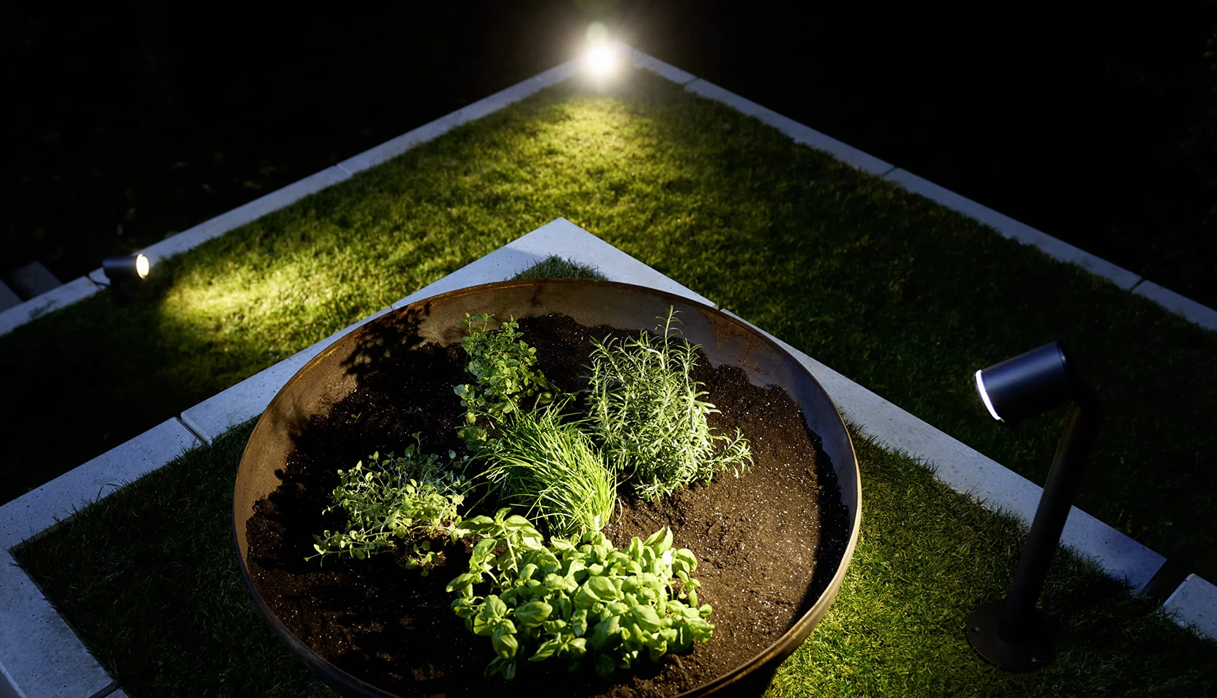Steinel Faretto a LED Spot Garden N, con Picchetto di Terra Alluminio, Antracite 7,86 W, 230 V
