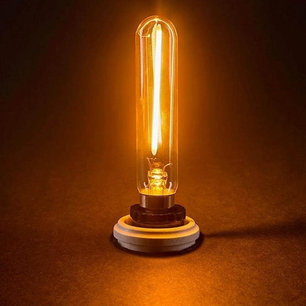 YSJX Lighting, Confezione da 50, Lampada LED a filamento lungo AC220V E14 1W/2W C7/T20 Lampadina piccola Sorgente luminosa Lampadina for lampadario a LED Lampadine per la casa(T20L 2W warm 2700K)