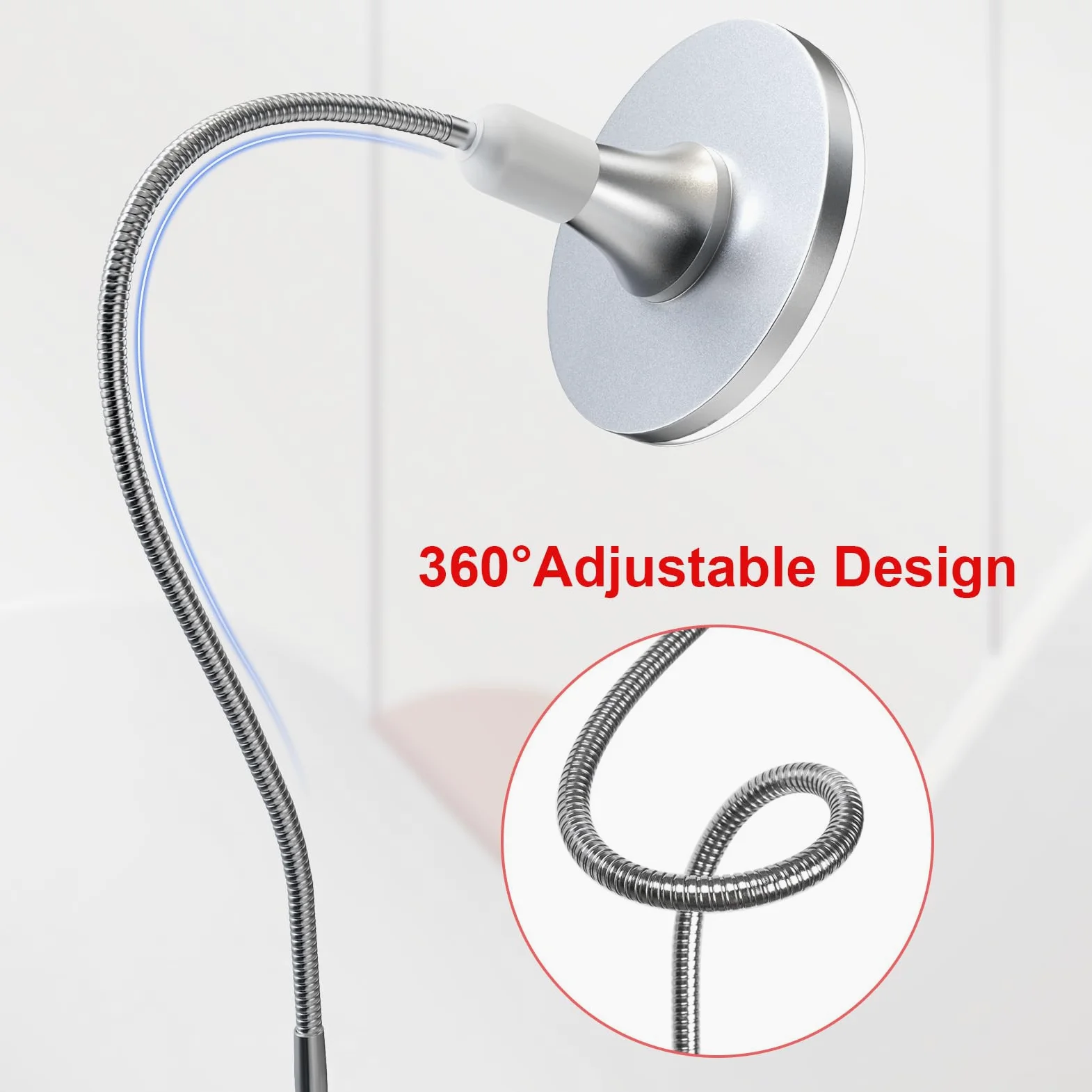 Profey Lampada luce rossa, 660nm, per viso e muscoli, angolo regolabile, 120 LED