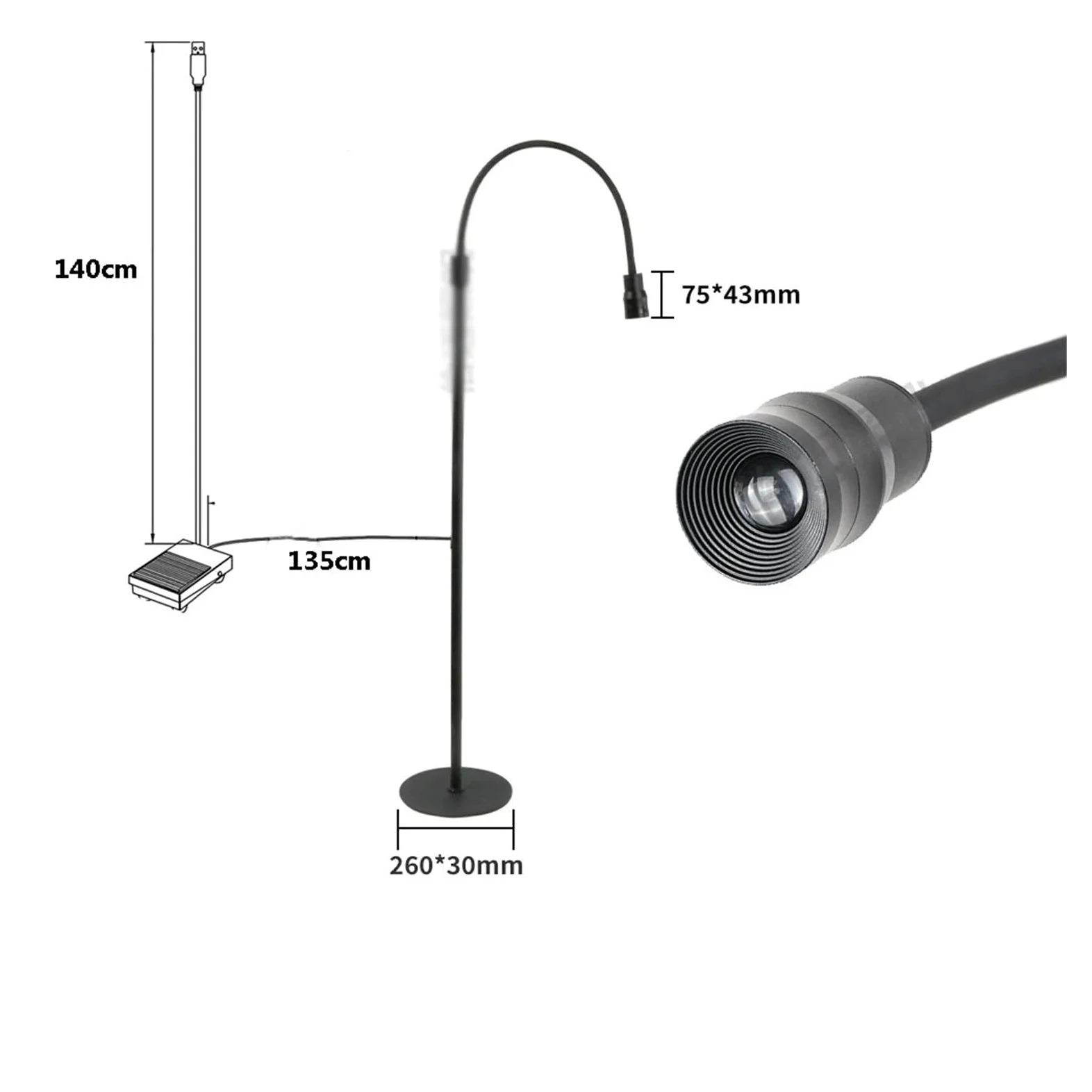 Lampada per polimerizzazione UV LED viola luce UV bellezza ciglia colla for unghie lampada a polimerizzazione rapida innesto ciglia interruttore a pedale lampada da terra a LED(Square switch,10W-01)