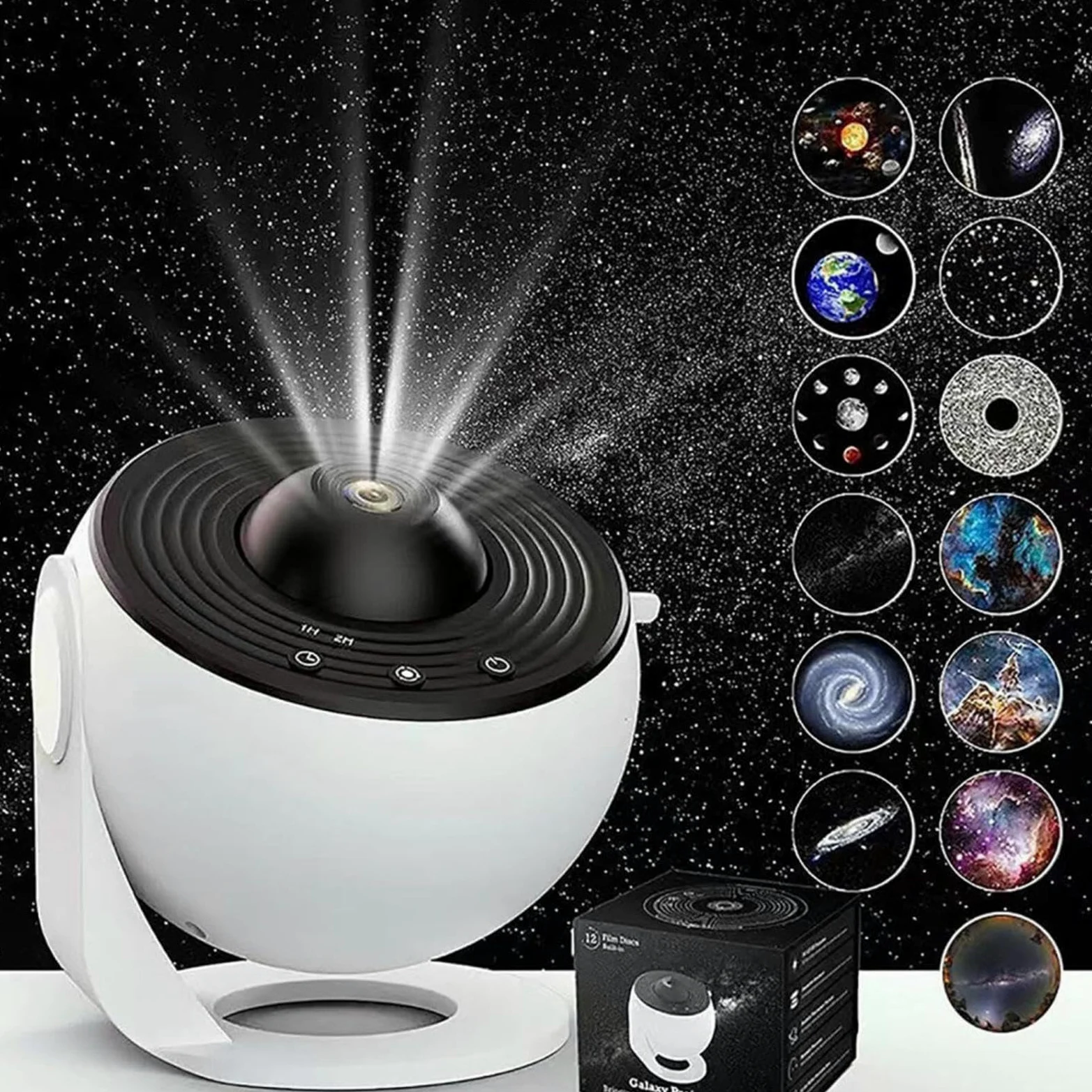 Proiettore di luce notturna a forma di stella, 13 in 1, proiettore, luce notturna a soffitto con stelle stellate, lampada a LED con timer per adulti, tutte le età, amici