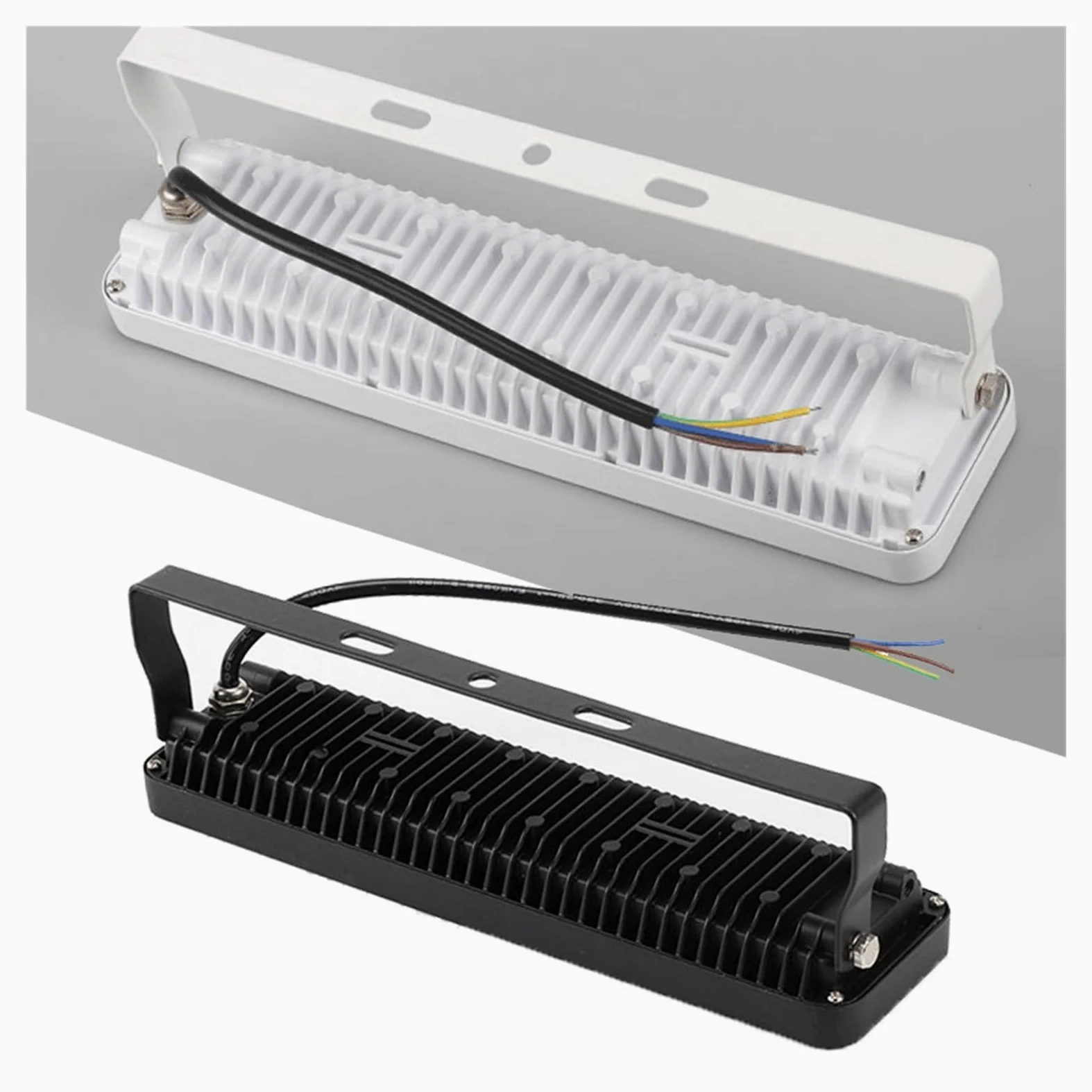 Proiettore per esterni, Proiettore a striscia lunga a LED(200WWhite long core,3000K)